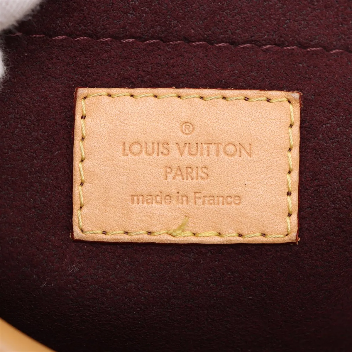 Monogram Montaigne GM M41067 TR0127 Brown Painted Crochette Strap Crack — view 11