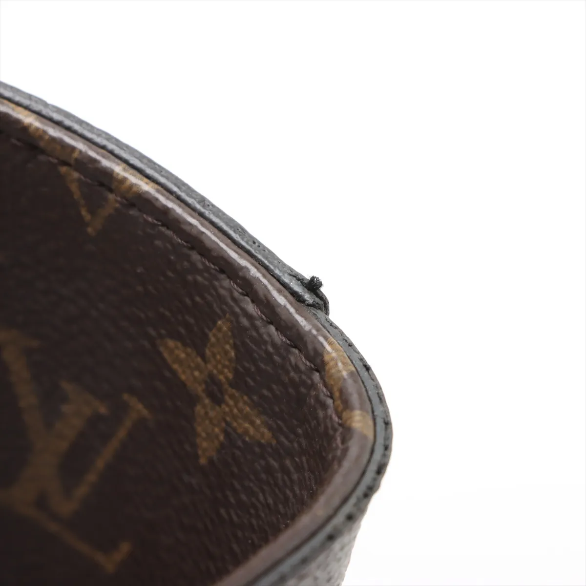 Monogram Montaigne GM M41067 TR0127 Brown Painted Crochette Strap Crack — view 12