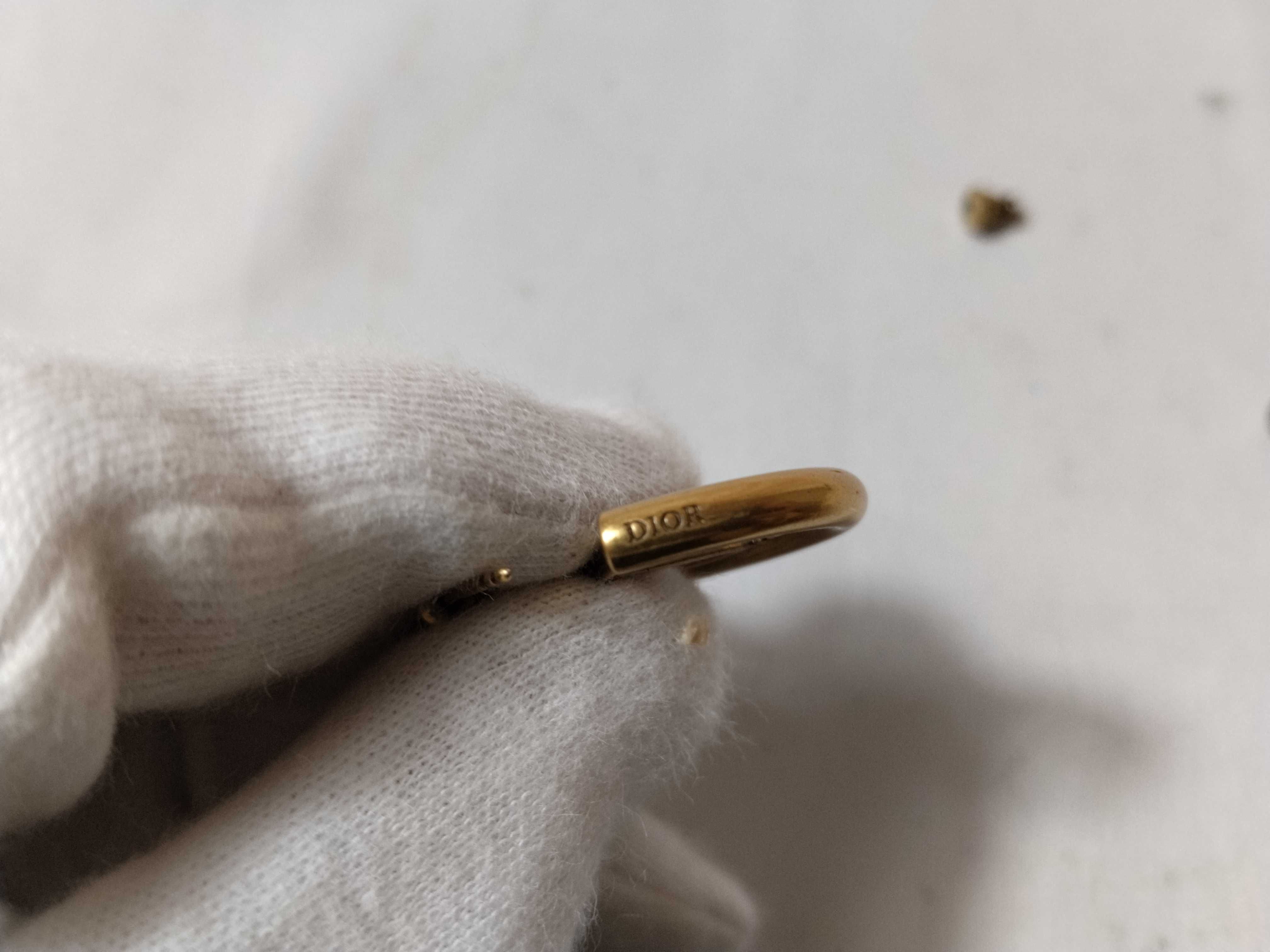 Montaigne Antique Gold CD Logo Earrings — view 5