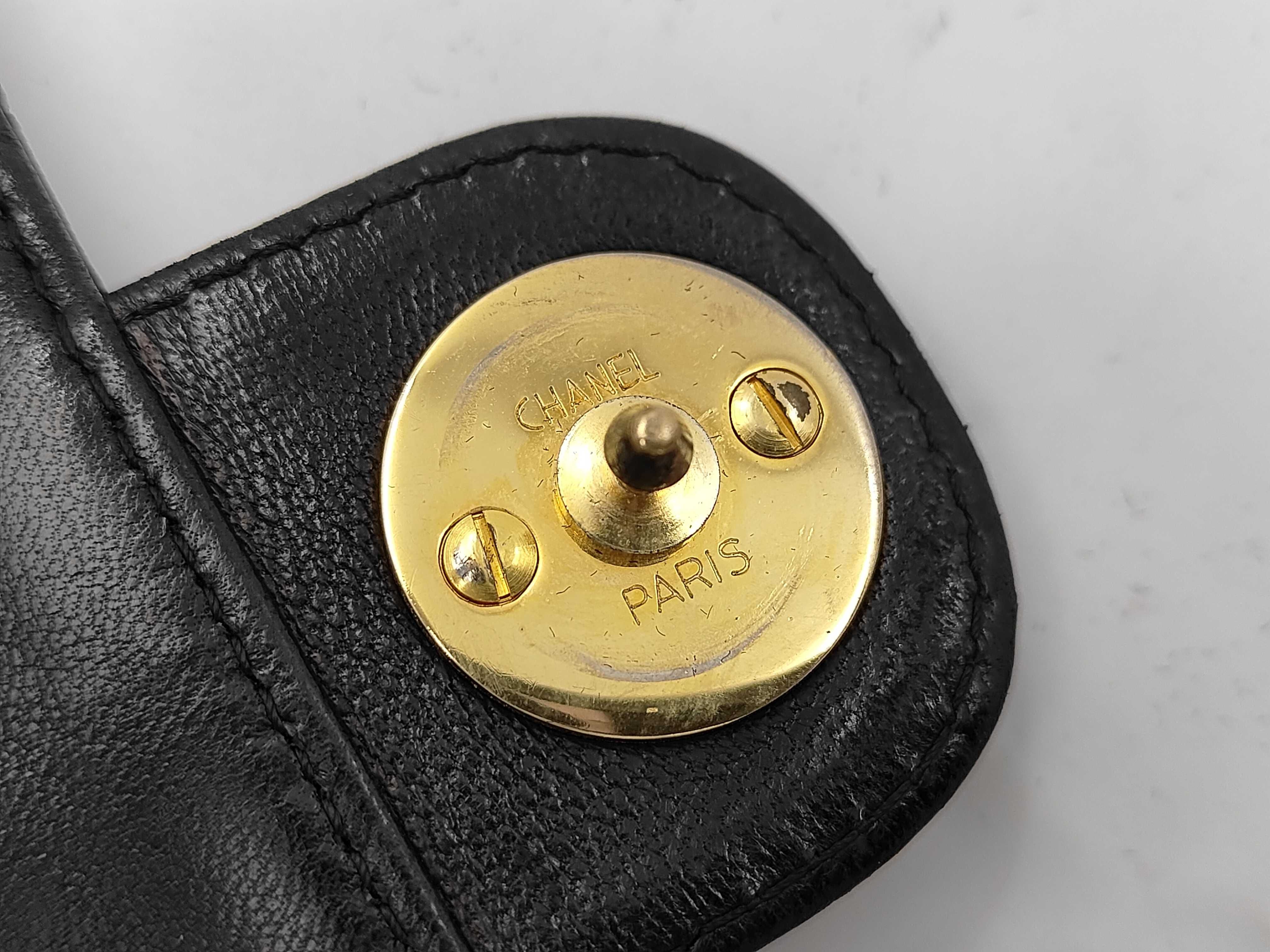 Matelassé Push Black Shoulder Bag — view 12