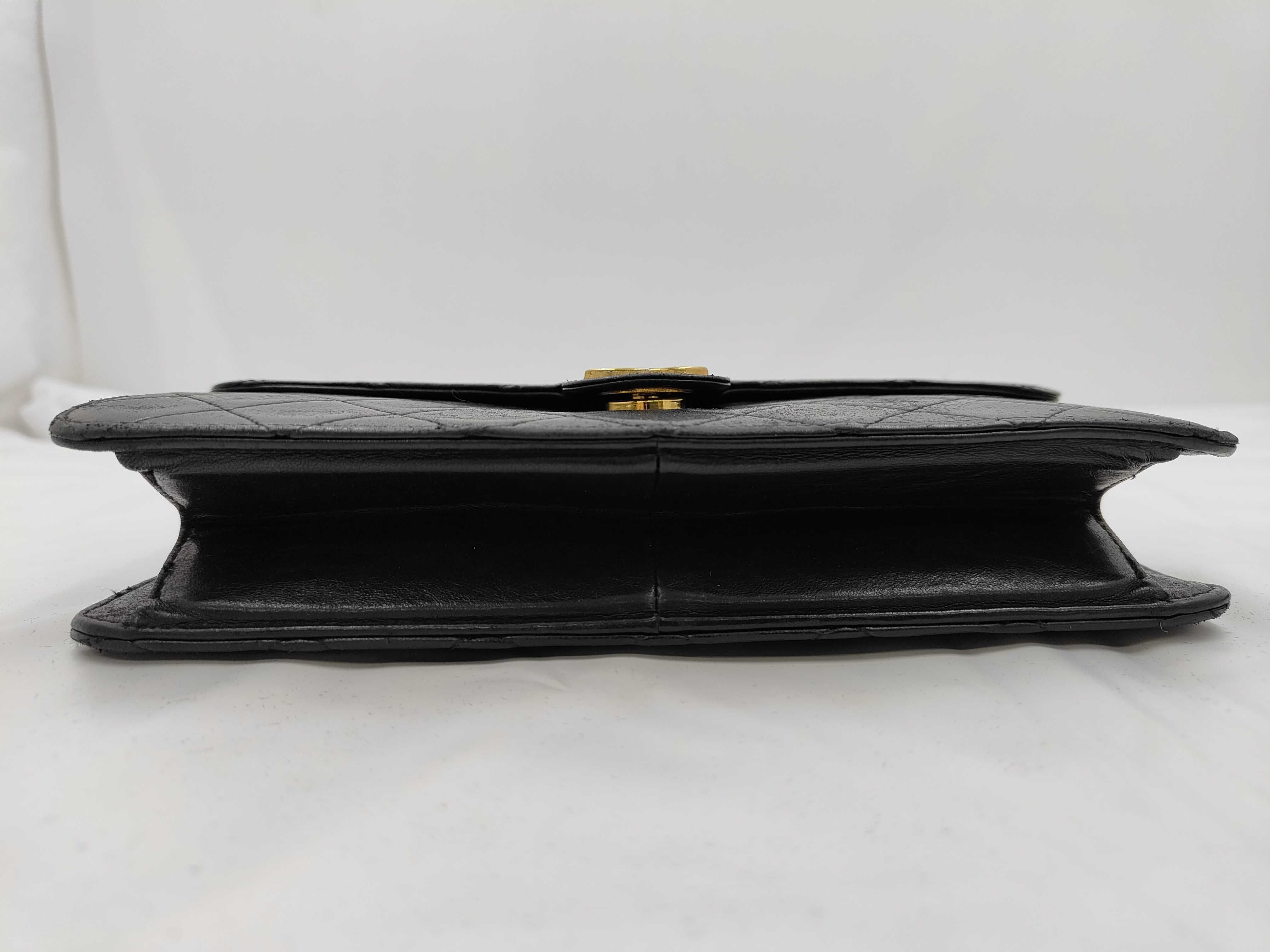 Matelassé Push Black Shoulder Bag — view 7