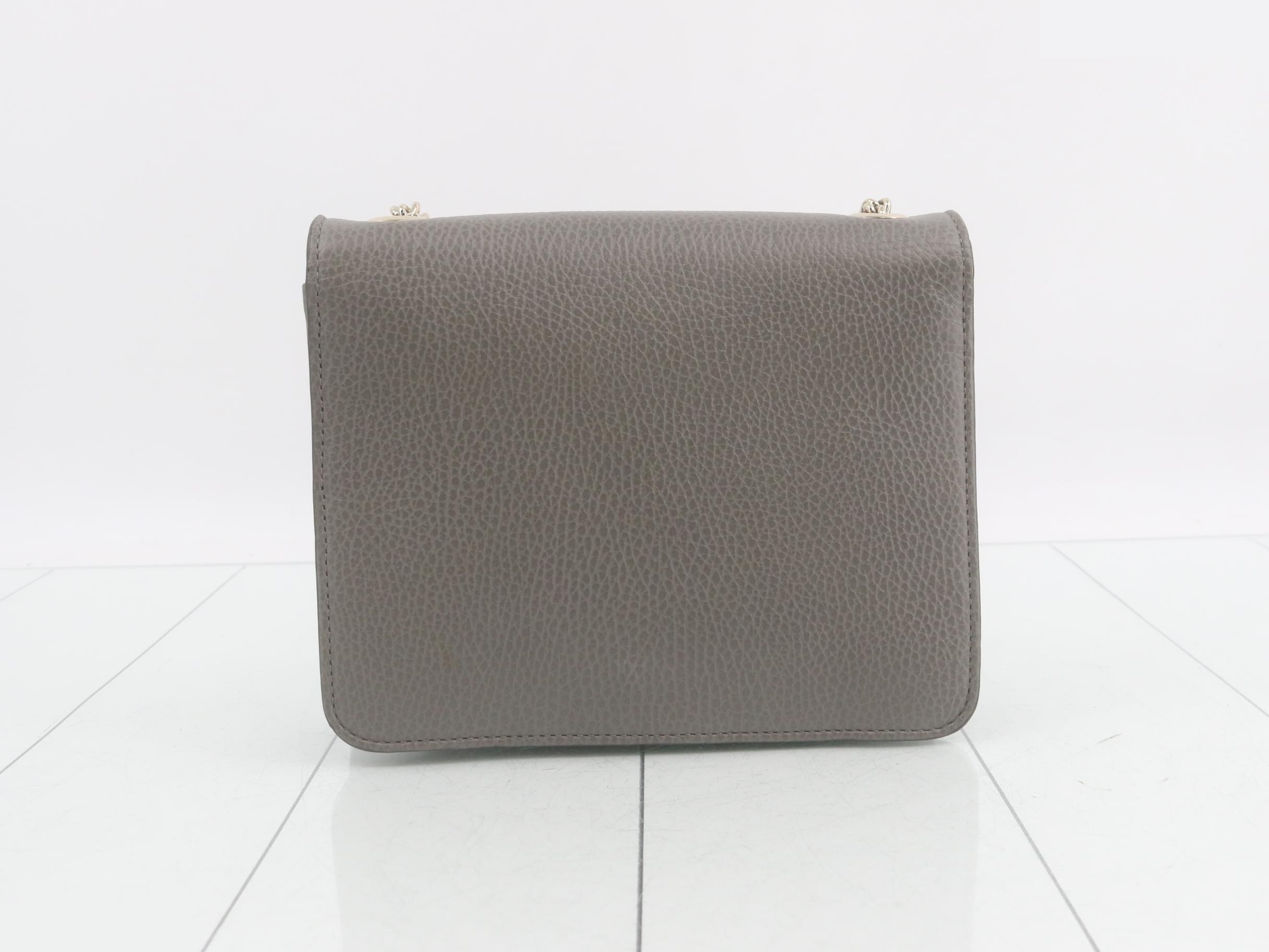 Interlocking G Leather Chain Shoulder Bag — view 2
