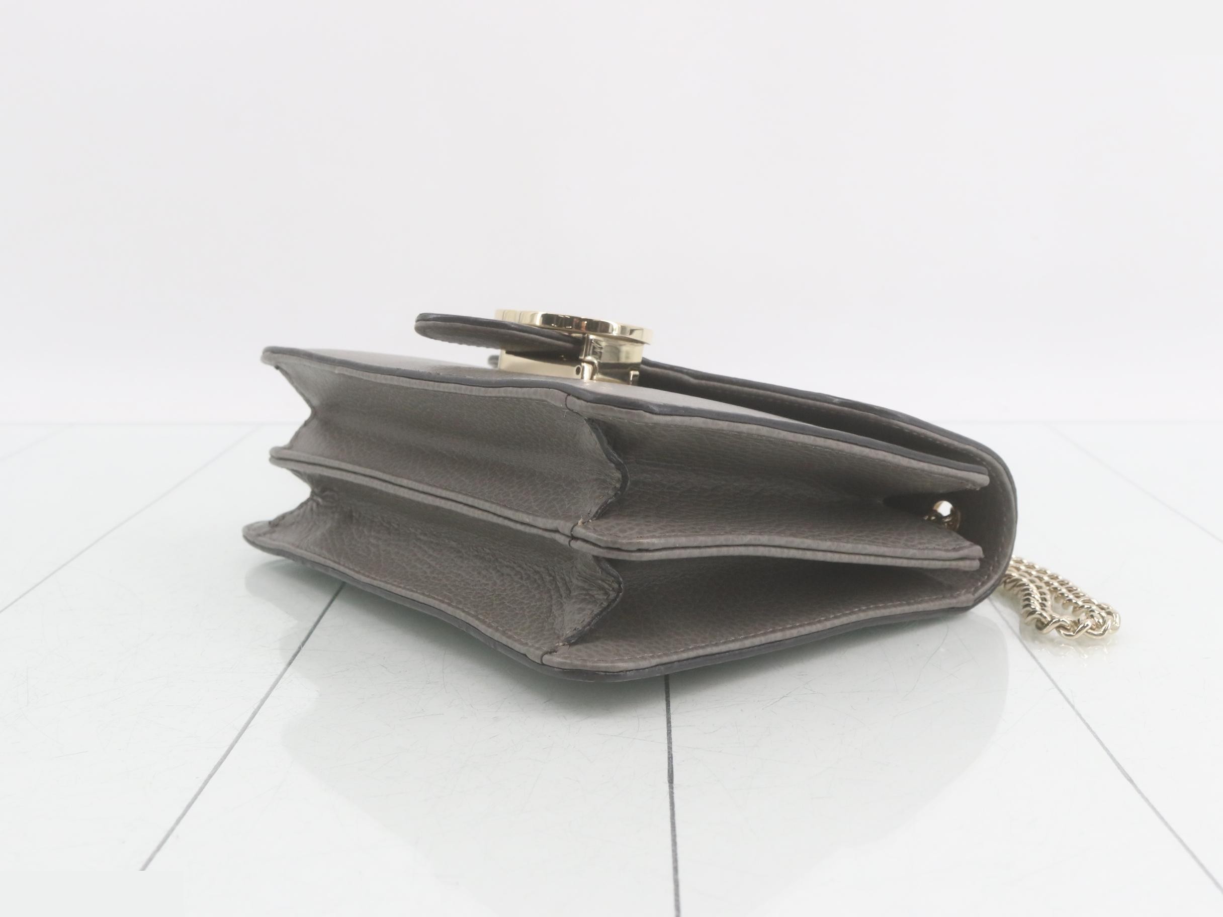 Interlocking G Leather Chain Shoulder Bag — view 6