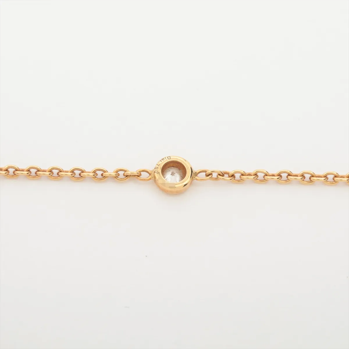 Mimi Wi 1P Diamond Bracelet 750 (Yellow Gold) 1.3g F3365 Clasp engraving — view 3
