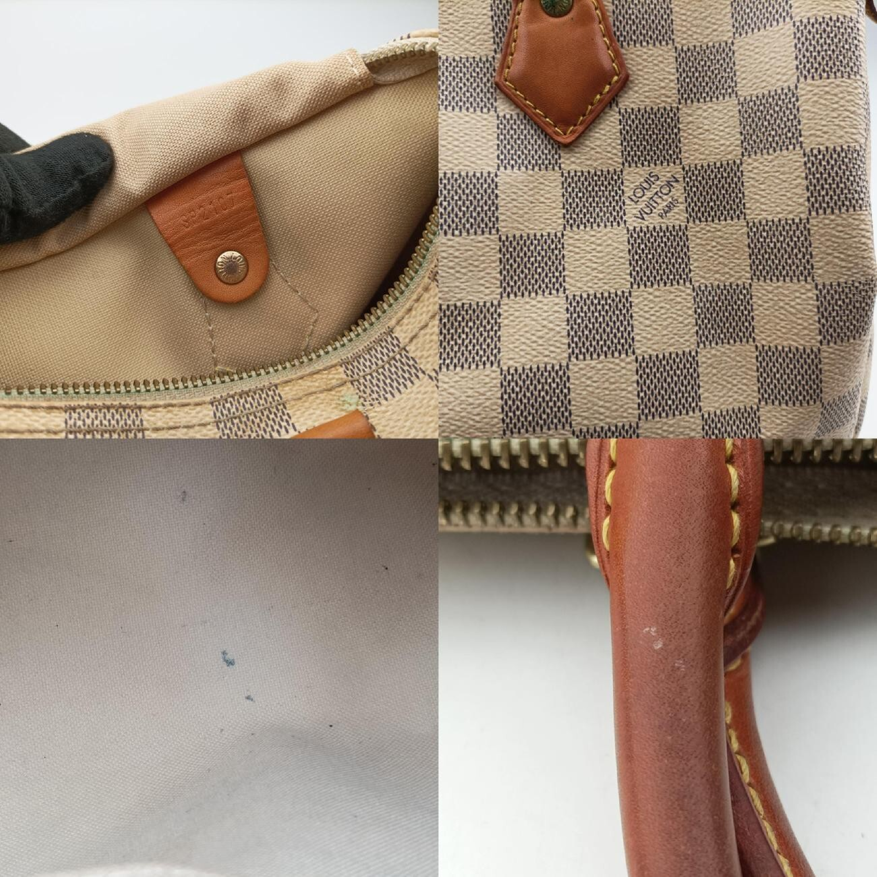 Speedy 30 Azur Damier Canvas N41533 SP2107 Handbag — view 8