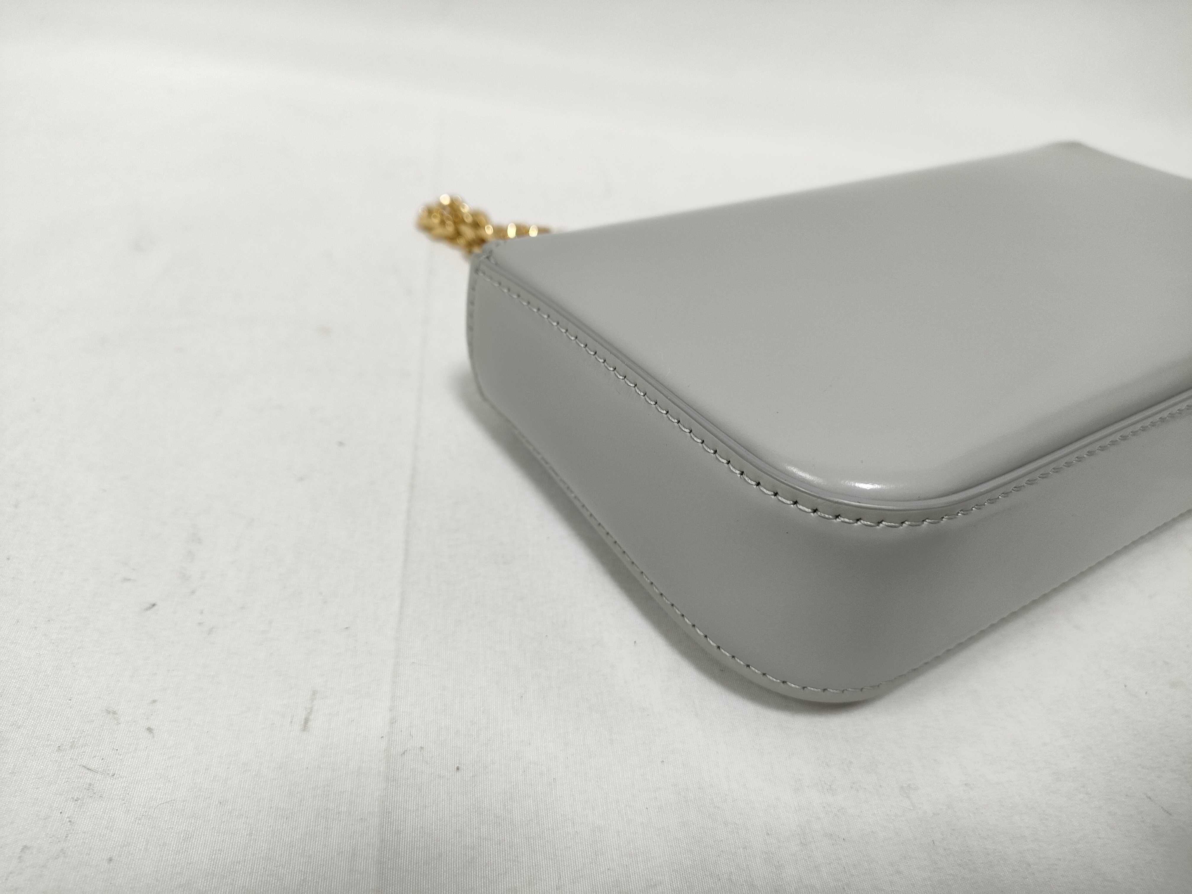 Triomphe Shoulder Bag Claude Leather Grey Shoulder Bag — view 5
