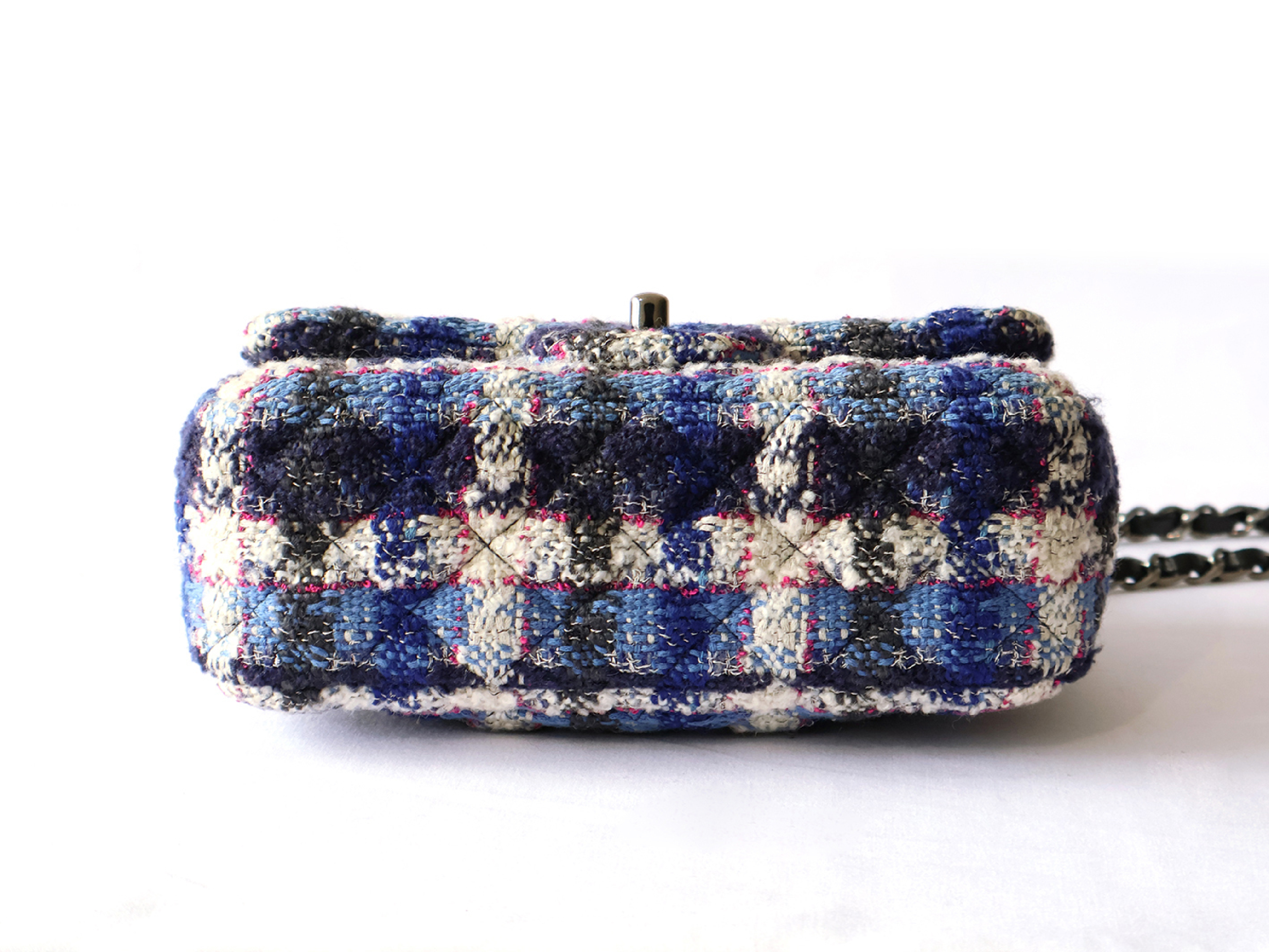 Mini Matelassé 20 Tweed Chain Shoulder Bag (with original seal, serial number 26) — view 5