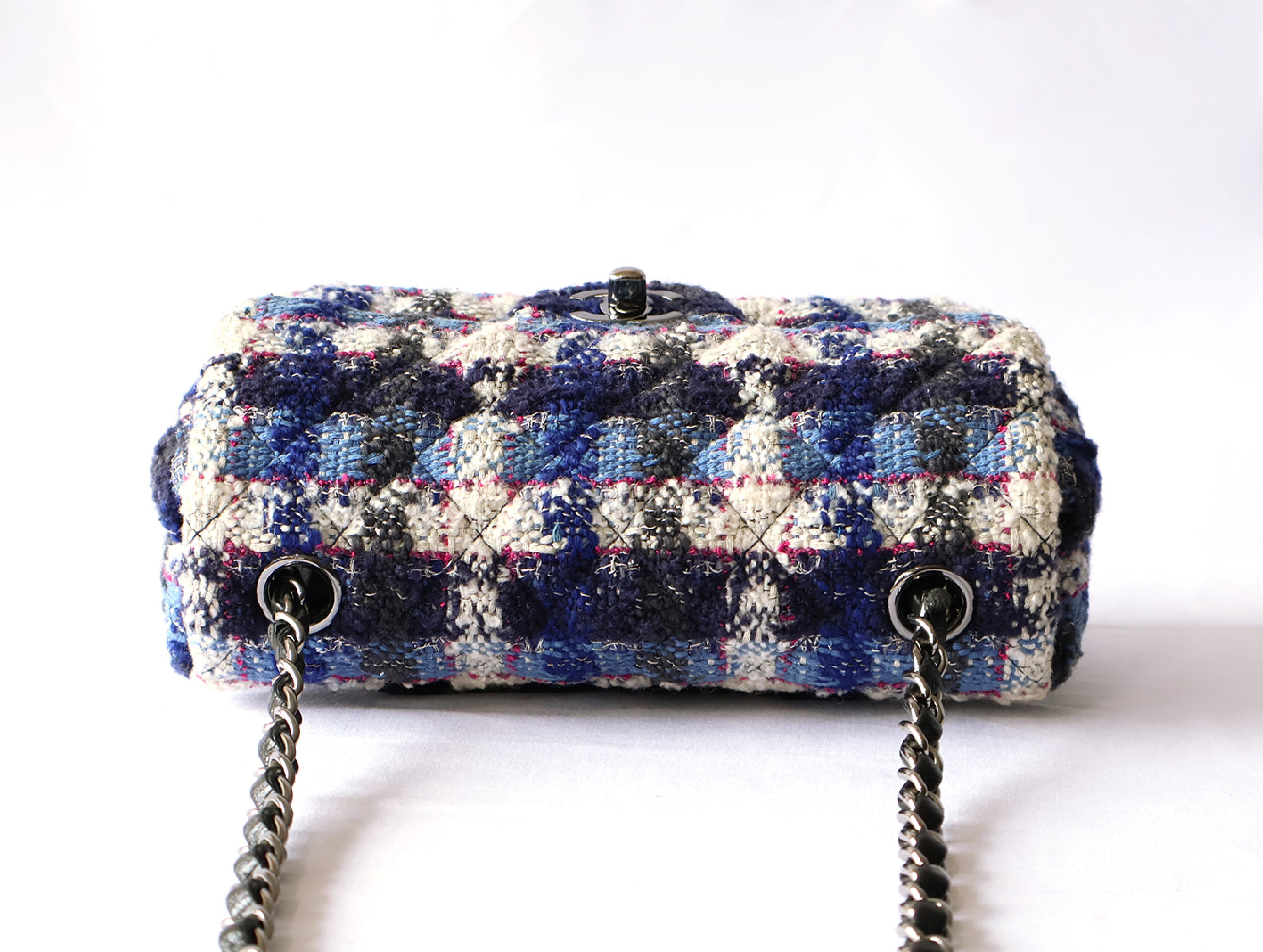 Mini Matelassé 20 Tweed Chain Shoulder Bag (with original seal, serial number 26) — view 6