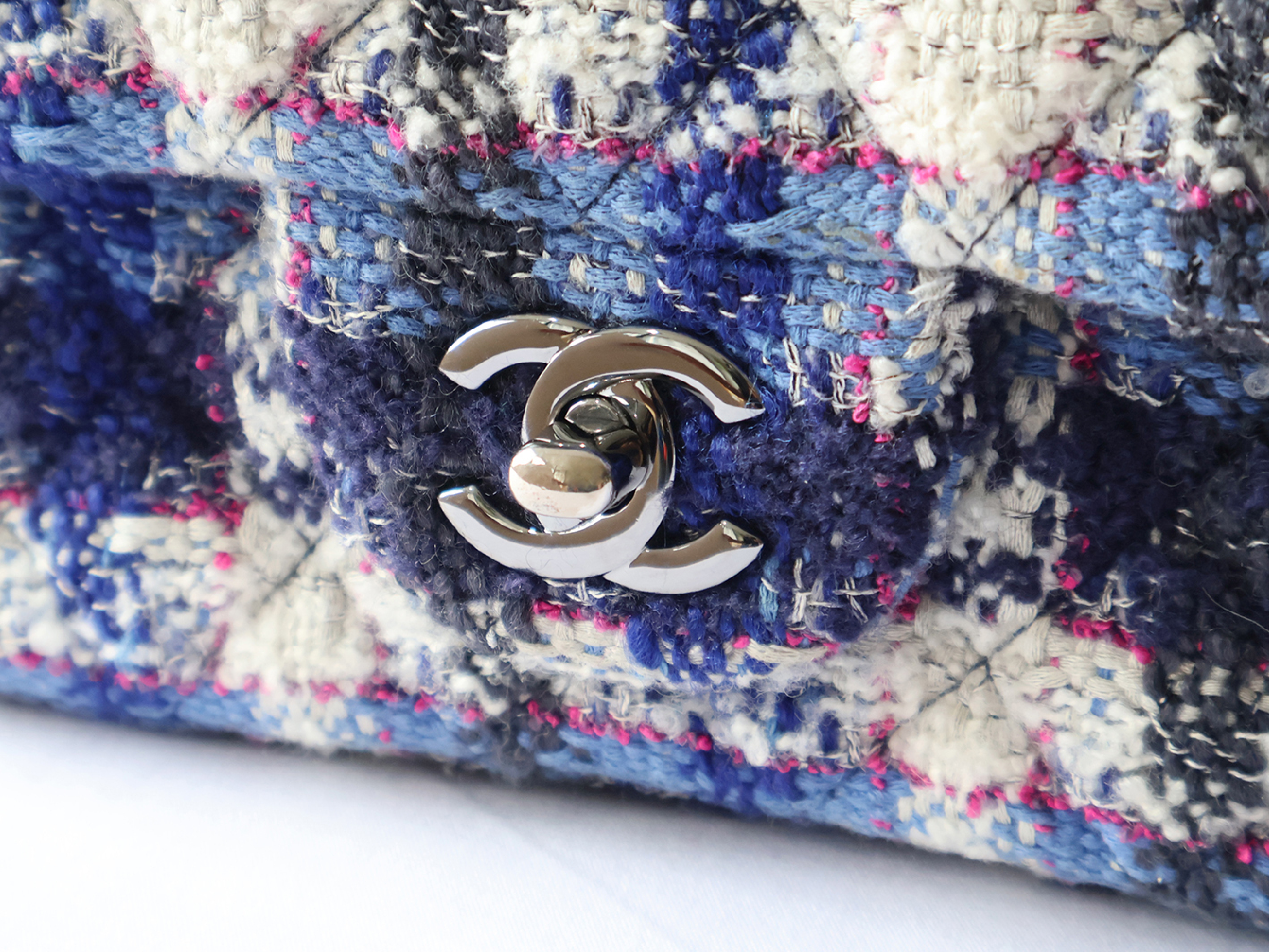 Mini Matelassé 20 Tweed Chain Shoulder Bag (with original seal, serial number 26) — view 9
