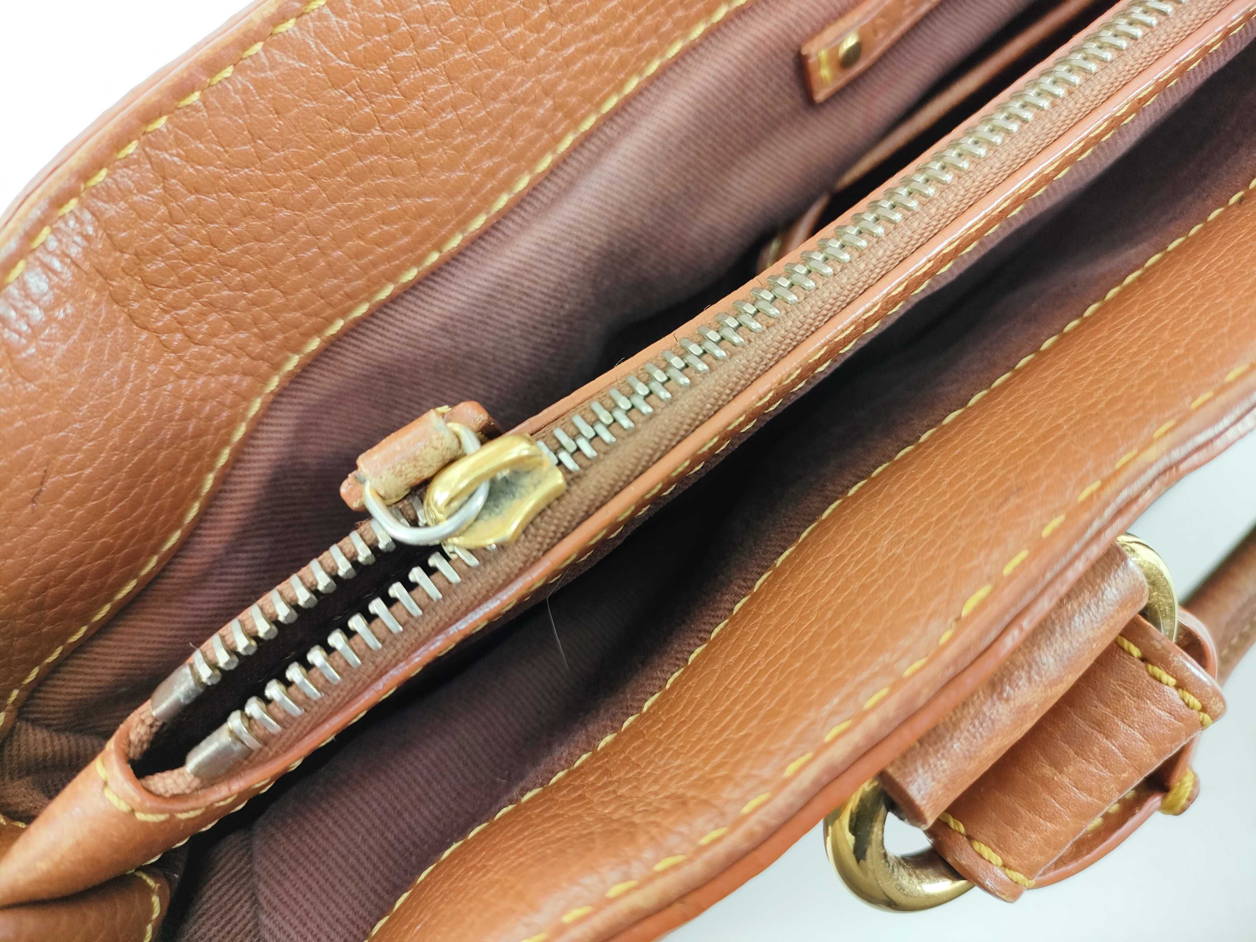 Boogie Bag Triomphe Denim Leather Handbag — view 11