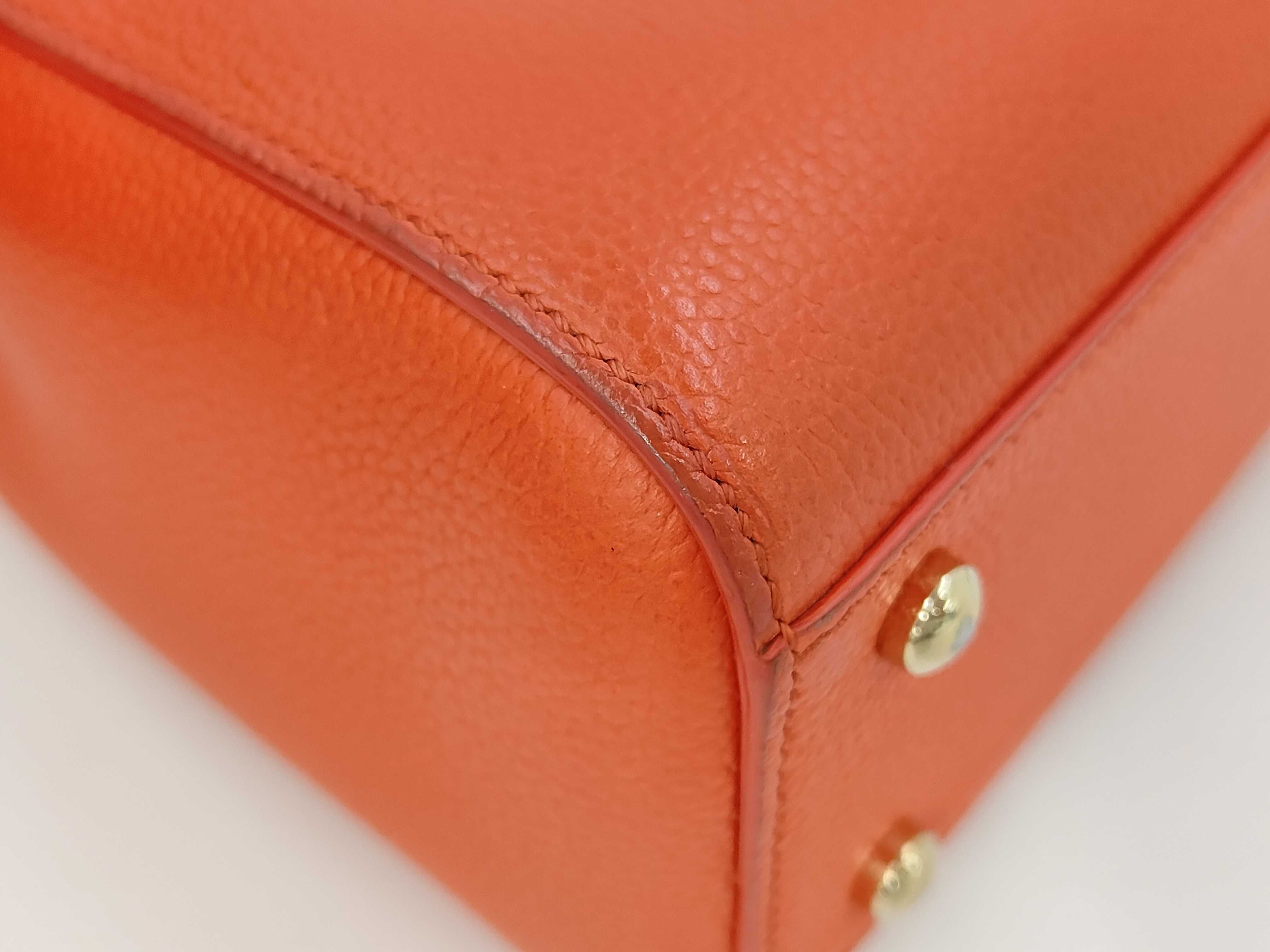 Neo Executive Tote Small, Caviar Leather, Gold Hardware, 2-way Handbag/Shoulder Bag, Orange, Serial Number 23 — view 3
