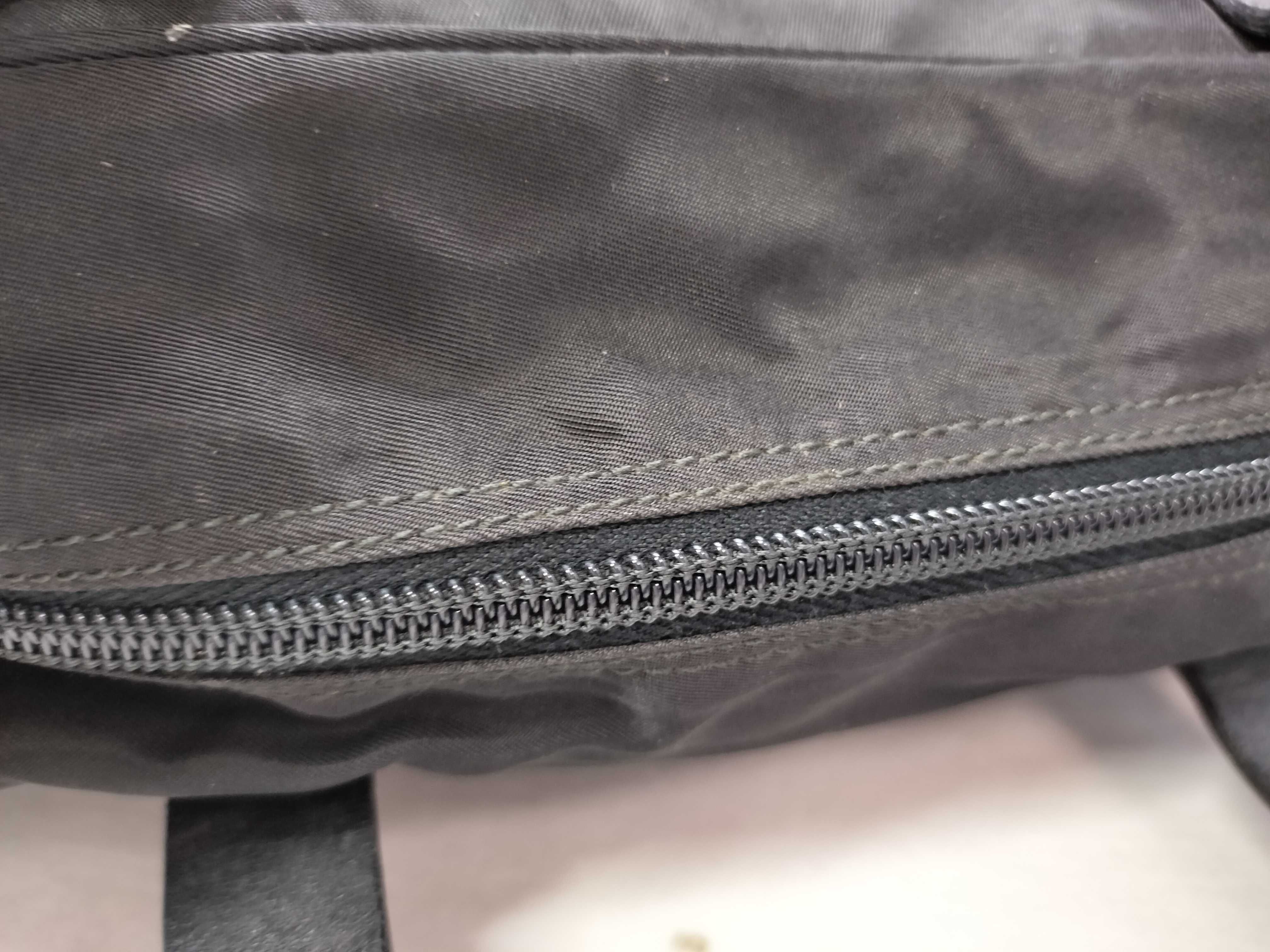 Nylon Prada Handbag Triangle Logo Nylon Black Handbag — view 6