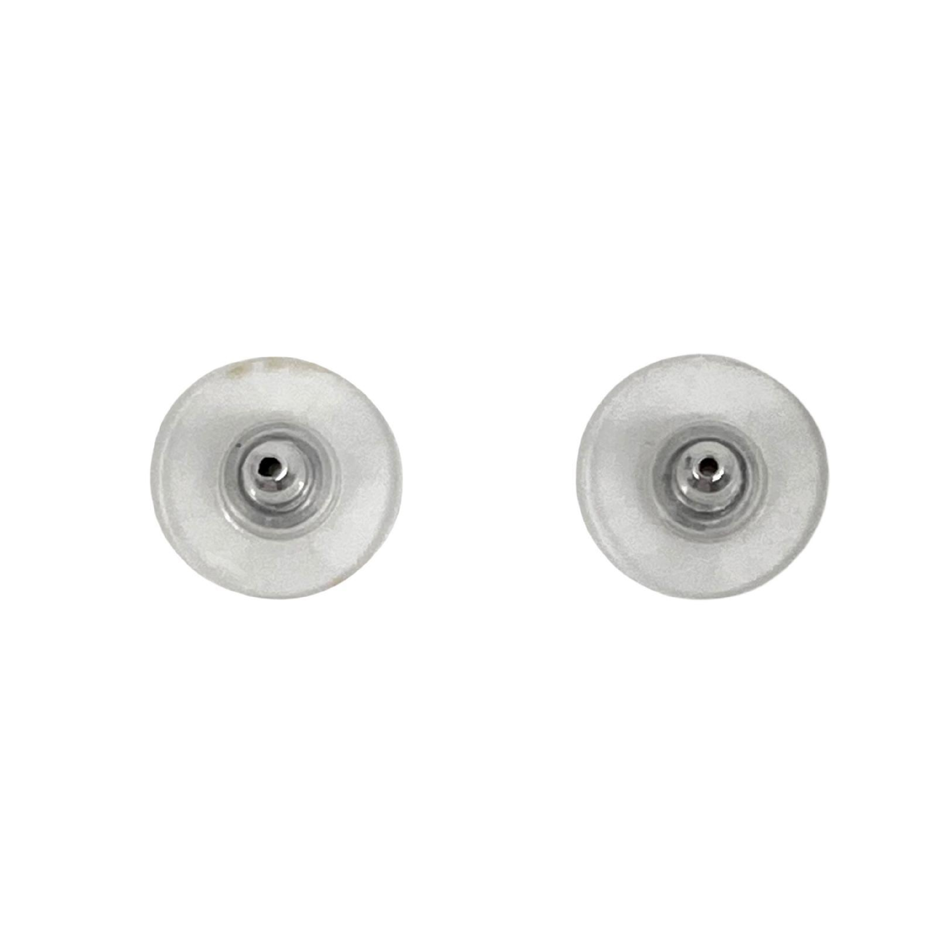 【*Shipped from: Hong Kong*】CHANEL ( ) Gold-colored Metal/Resin/Rhinestone Coco Mark A18S Earrings — view 11