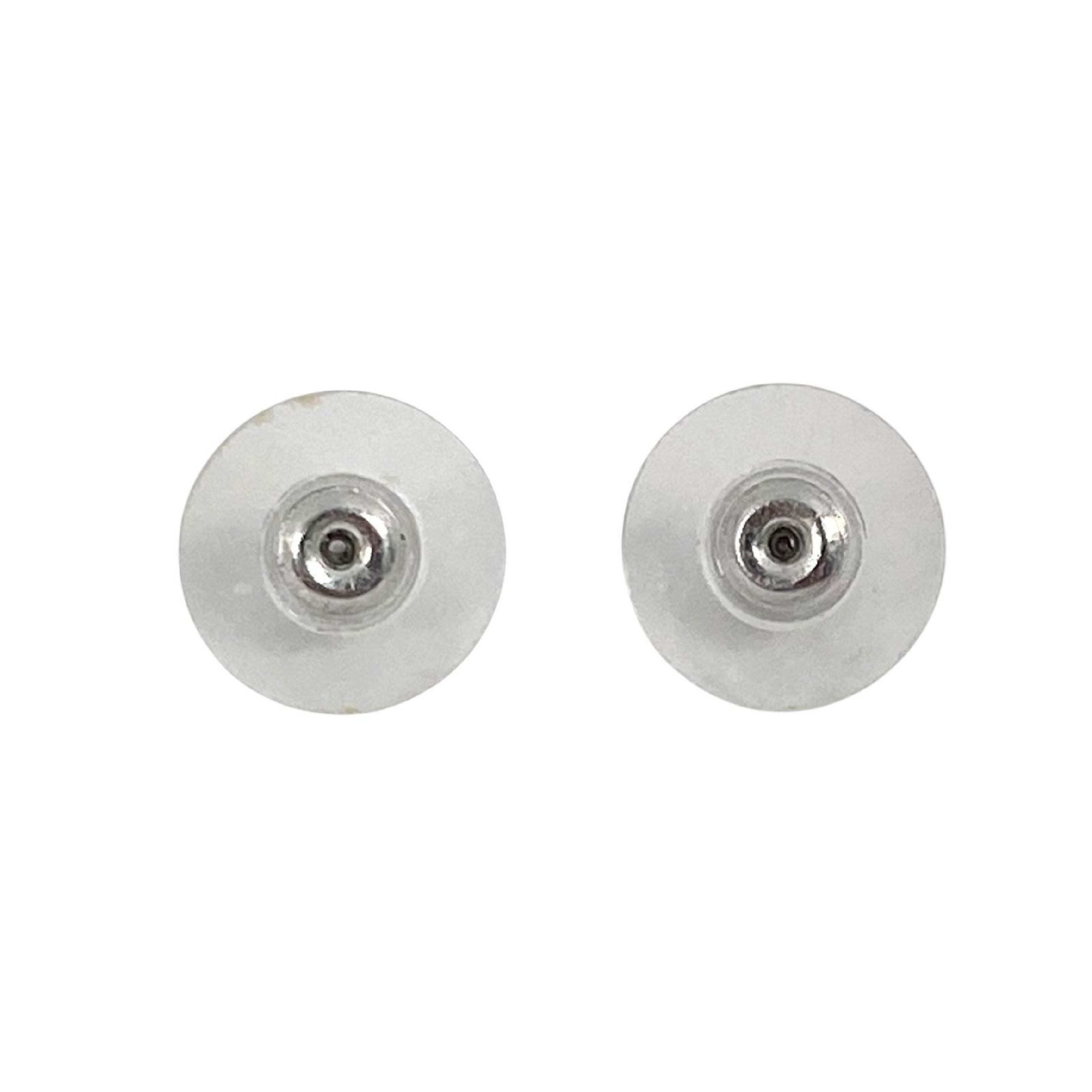 【*Shipped from: Hong Kong*】CHANEL ( ) Gold-colored Metal/Resin/Rhinestone Coco Mark A18S Earrings — view 12