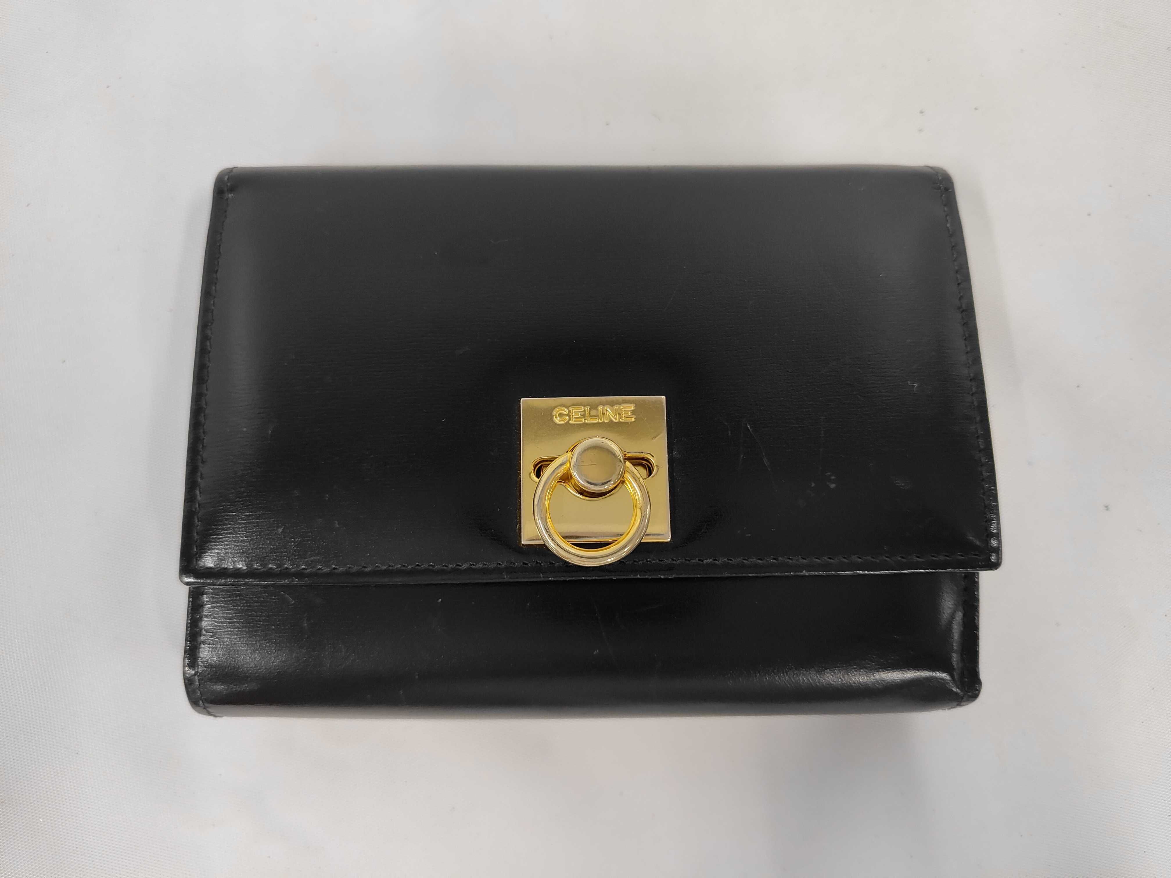 Gancini Leather Tri-fold Wallet