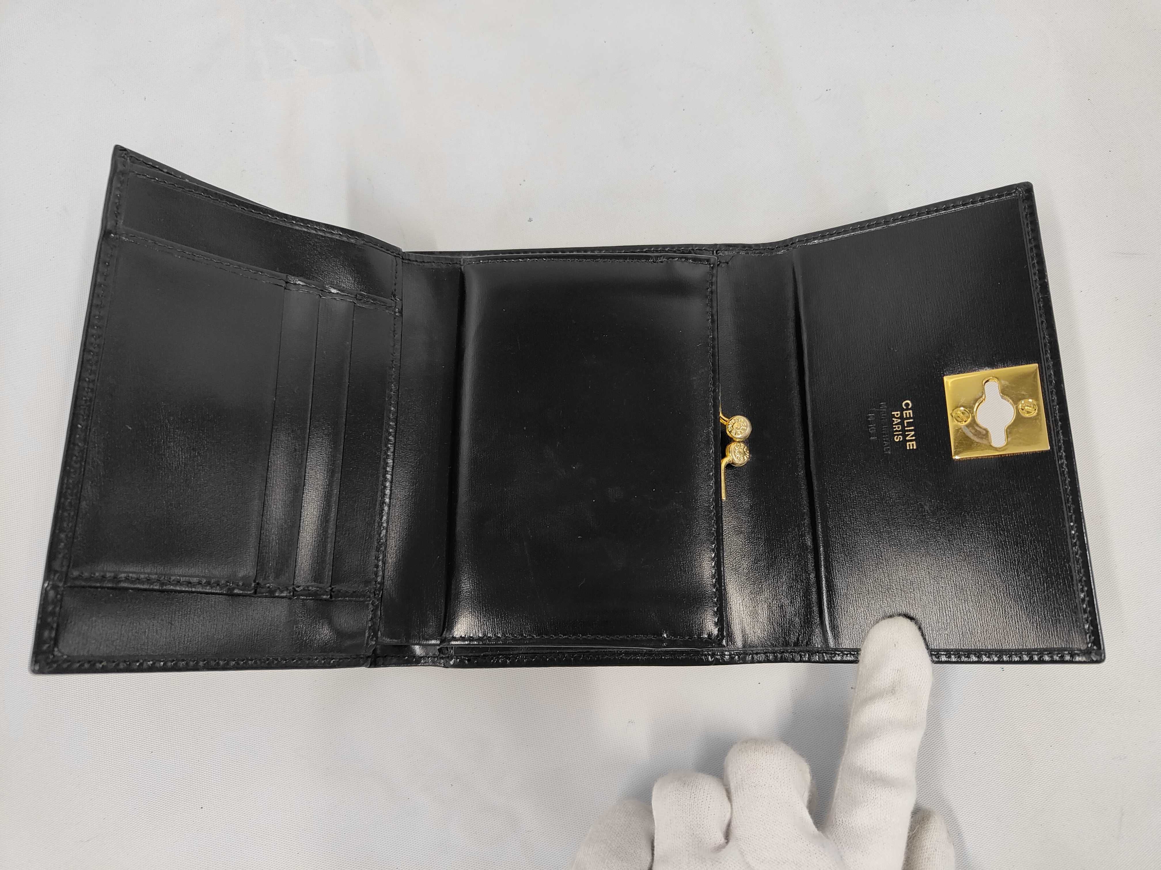 Gancini Leather Tri-fold Wallet — view 7