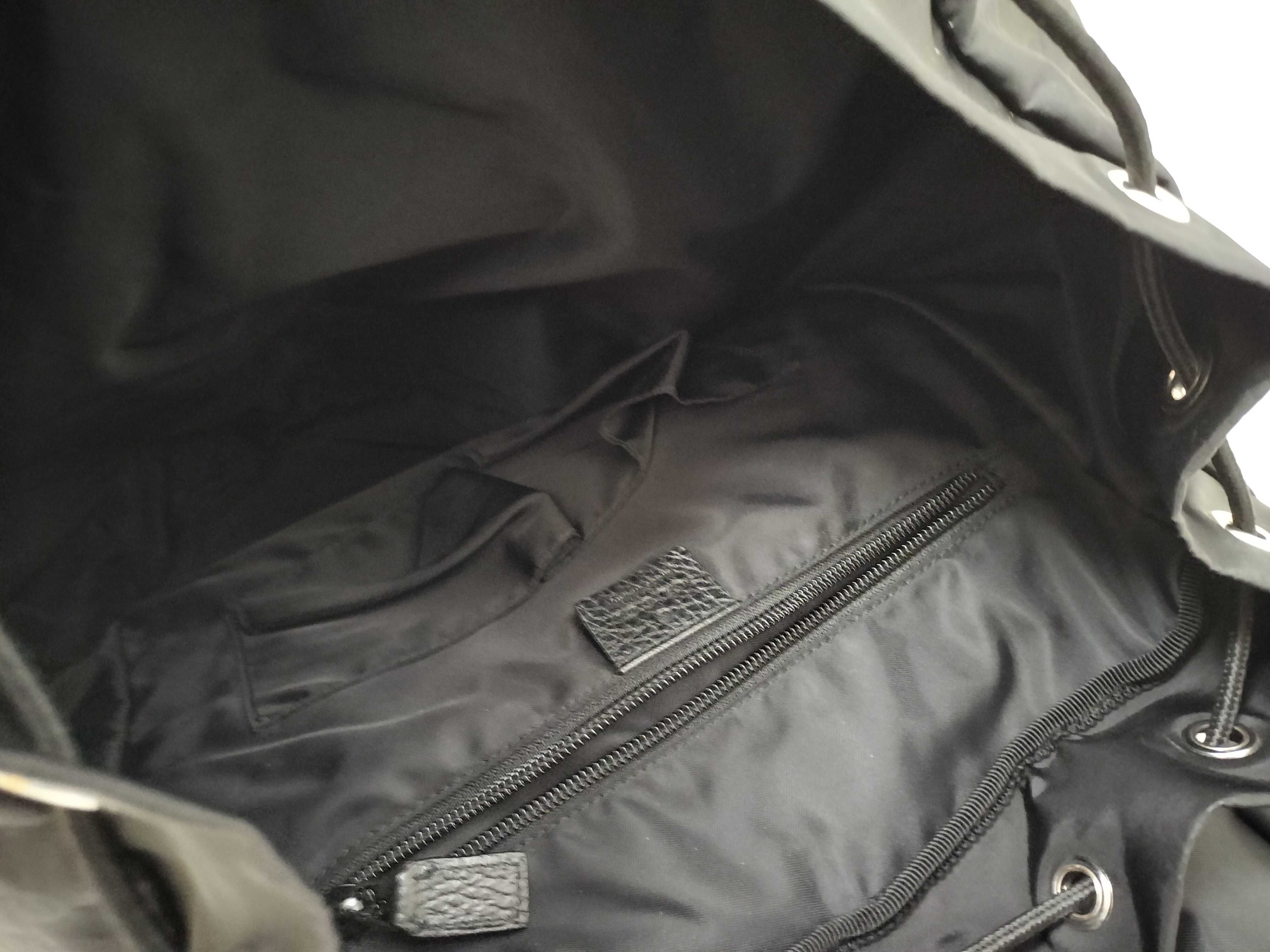 GG Nylon Backpack/Rucksack, Black, 387071 — view 11