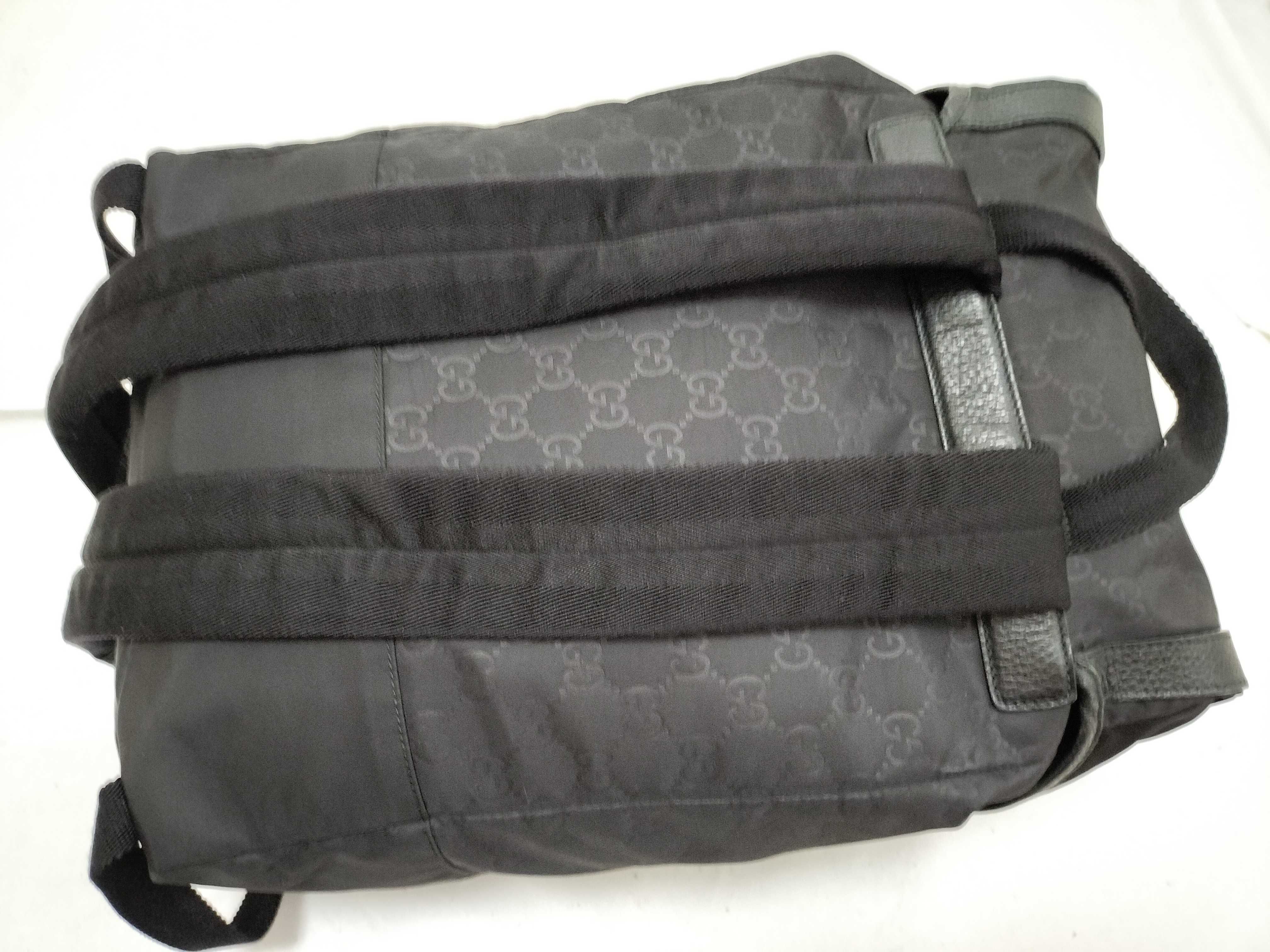 GG Nylon Backpack/Rucksack, Black, 387071 — view 3