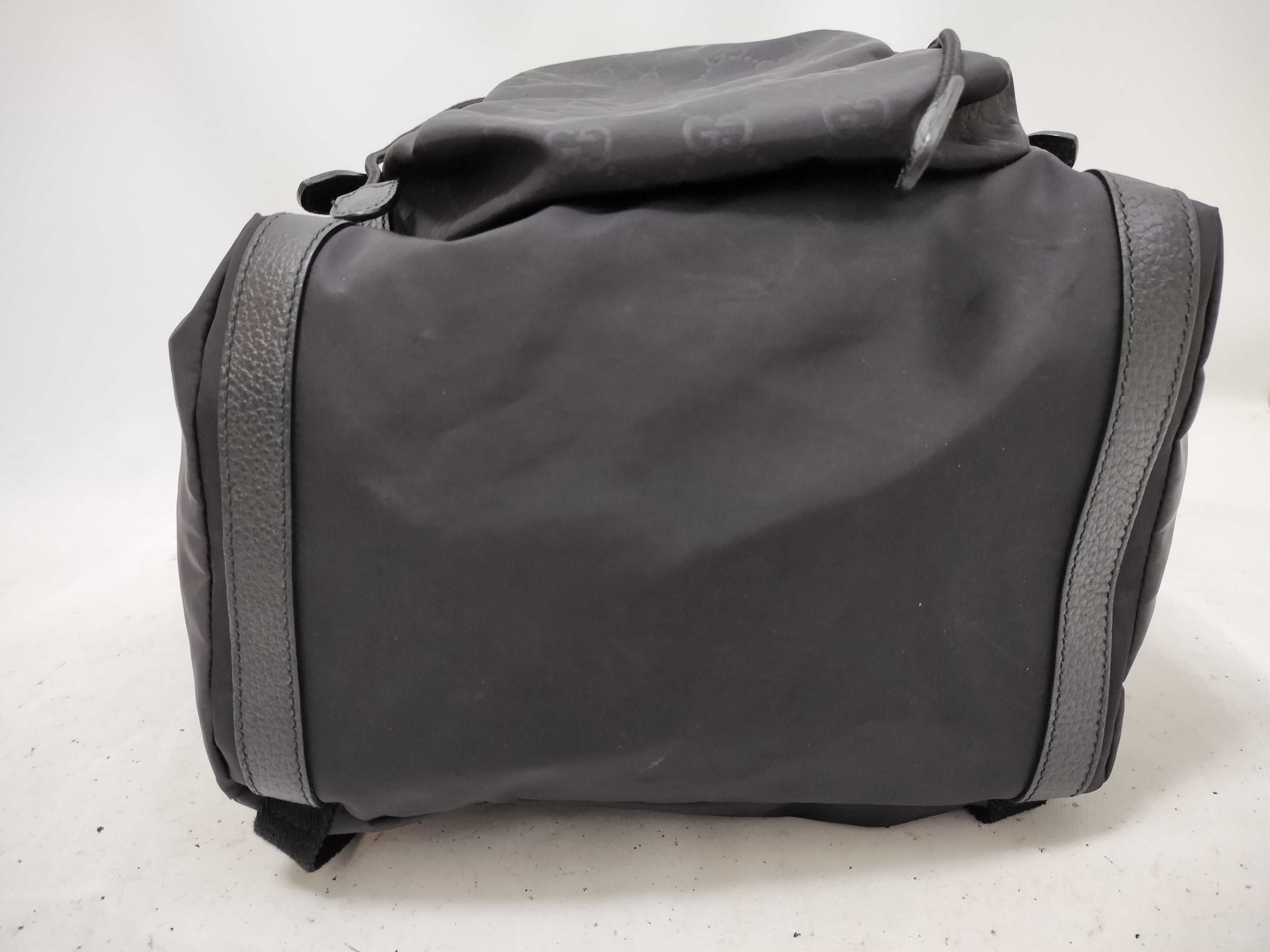 GG Nylon Backpack/Rucksack, Black, 387071 — view 8