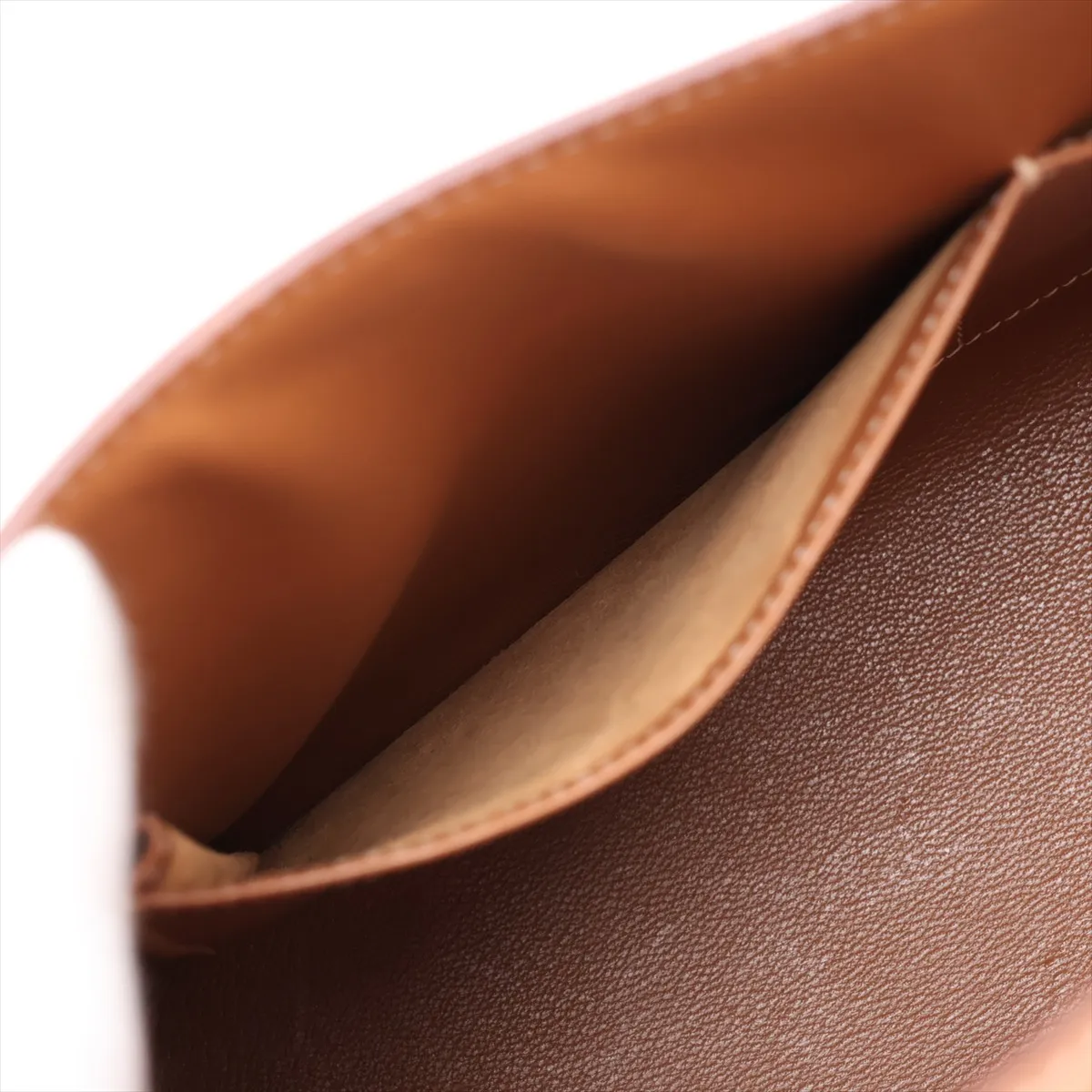 [Individually packaged] Hermes Kelly 32 Sellier Courchevel Natural Gold Hardware W: 1993 — view 9