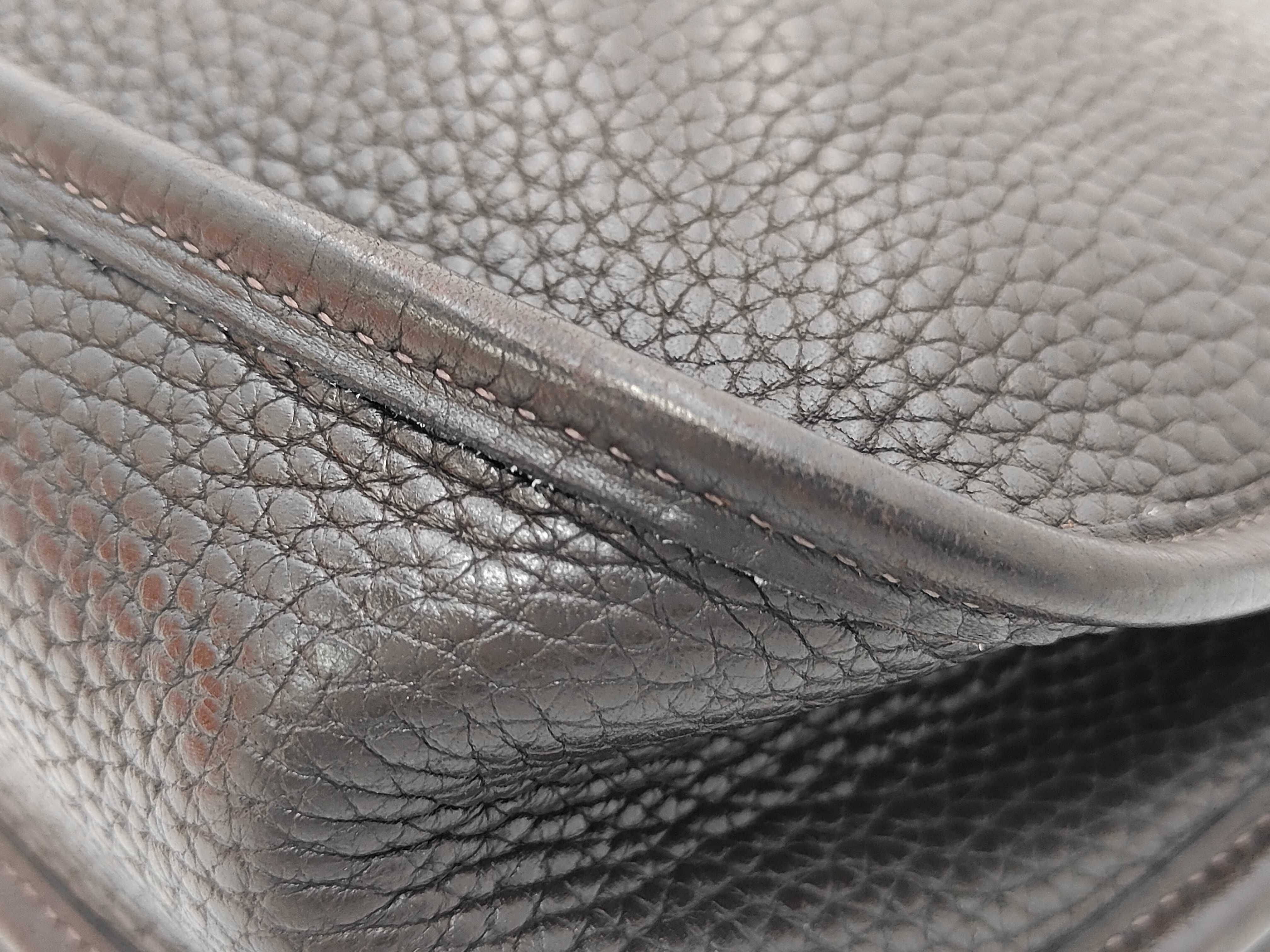 Evelyne 2 PM Taurillon Clemence Ebene Shoulder Bag ( H stamp) — view 7