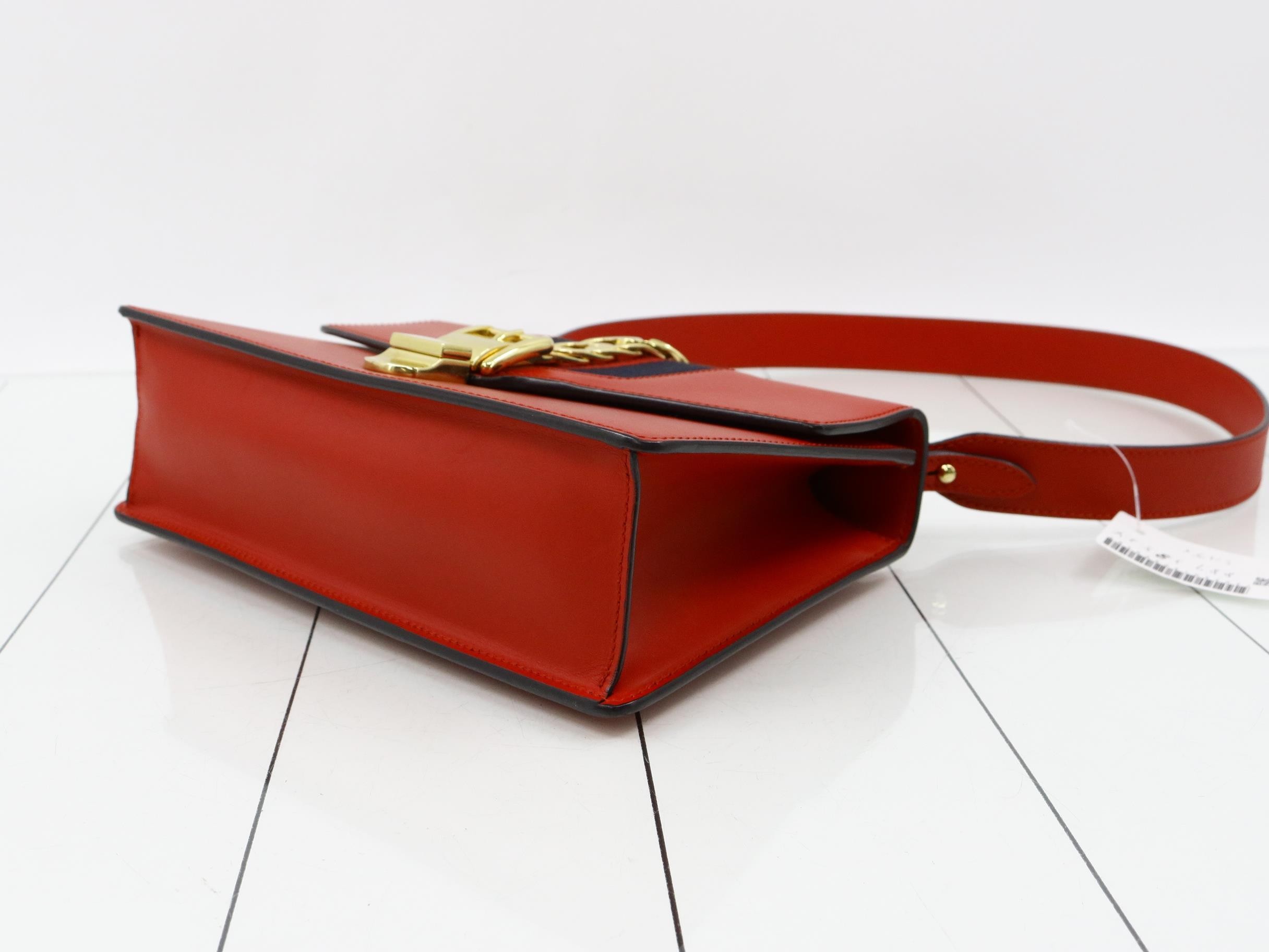 Sylvie Red 2-Way Shoulder Bag 421882 — view 6