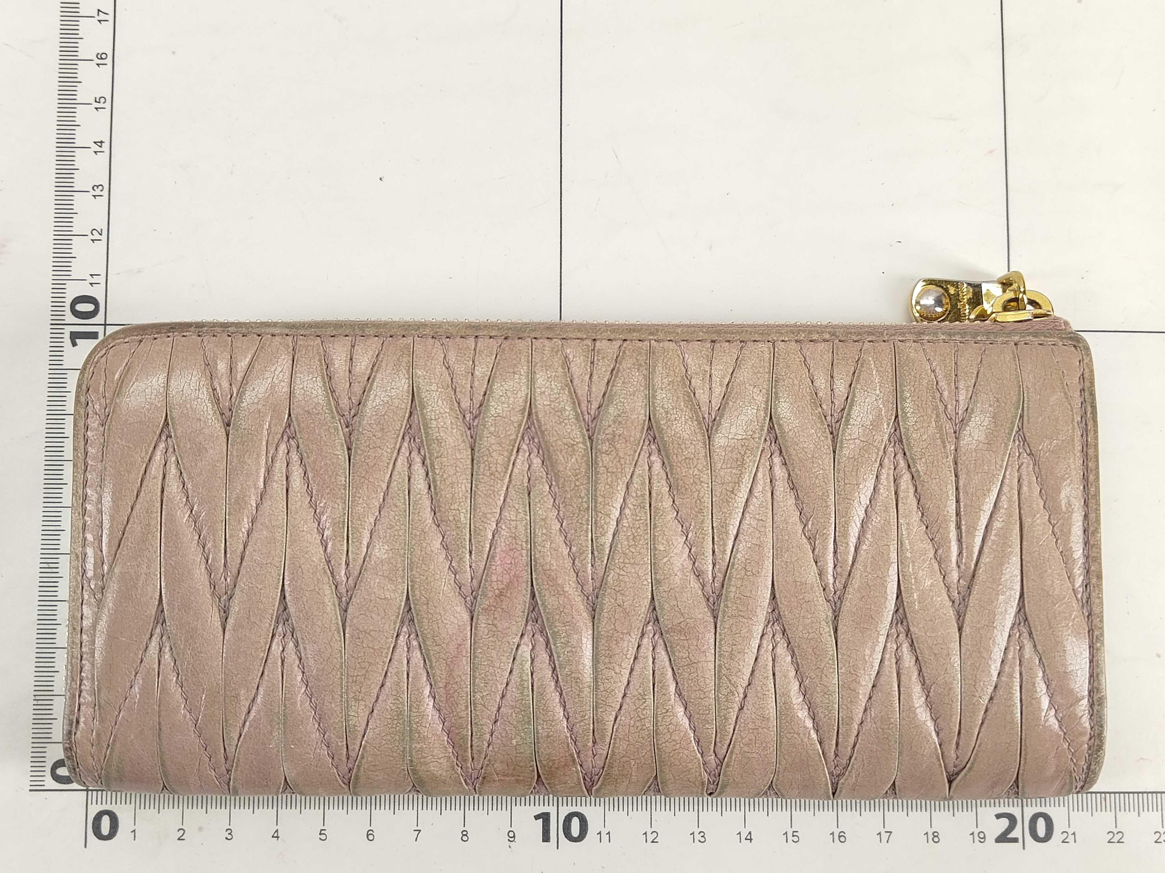 long wallet, Matelassé wallet — view 2