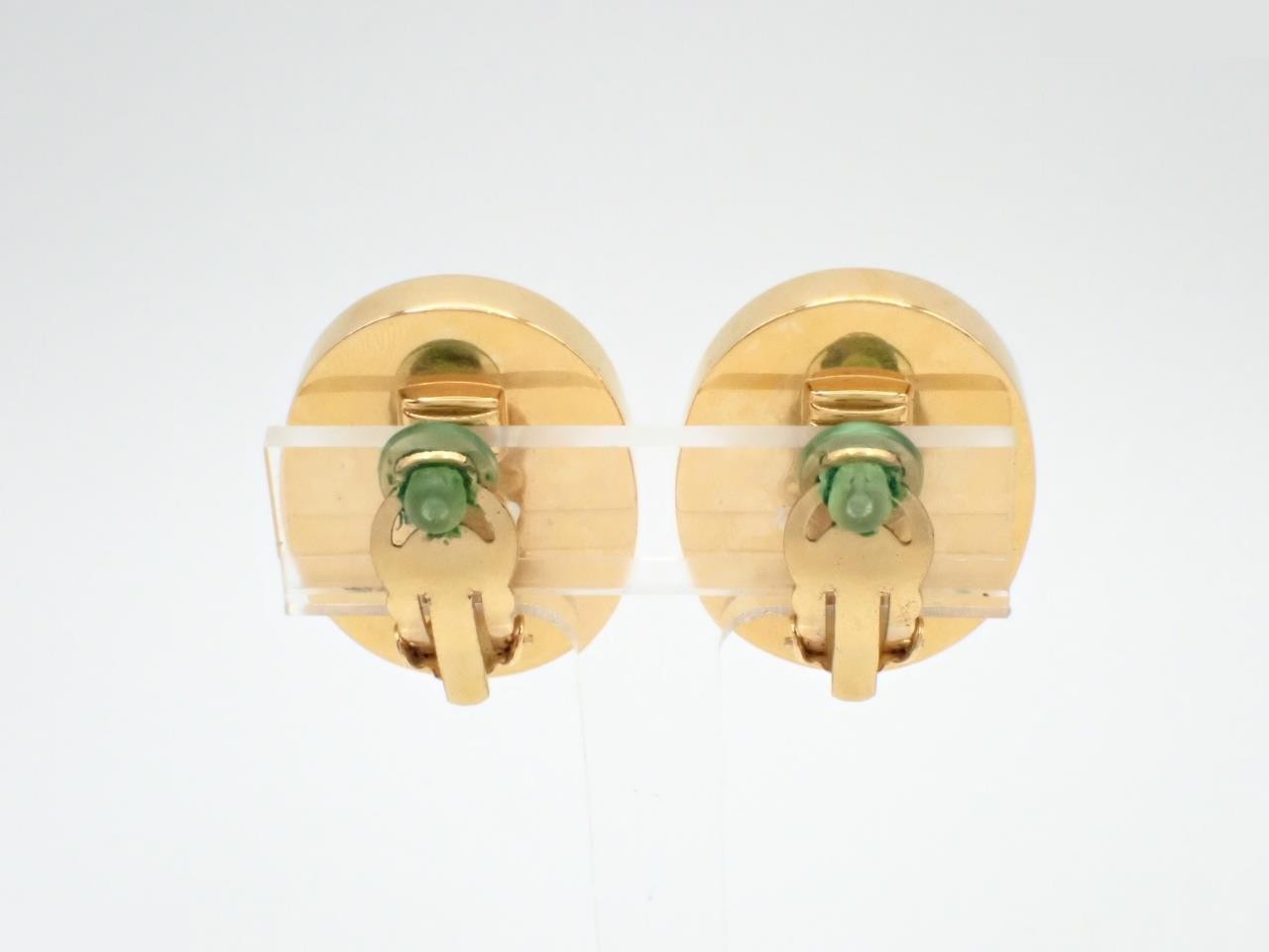 Turnlock earrings, tortoiseshell, gold — view 2