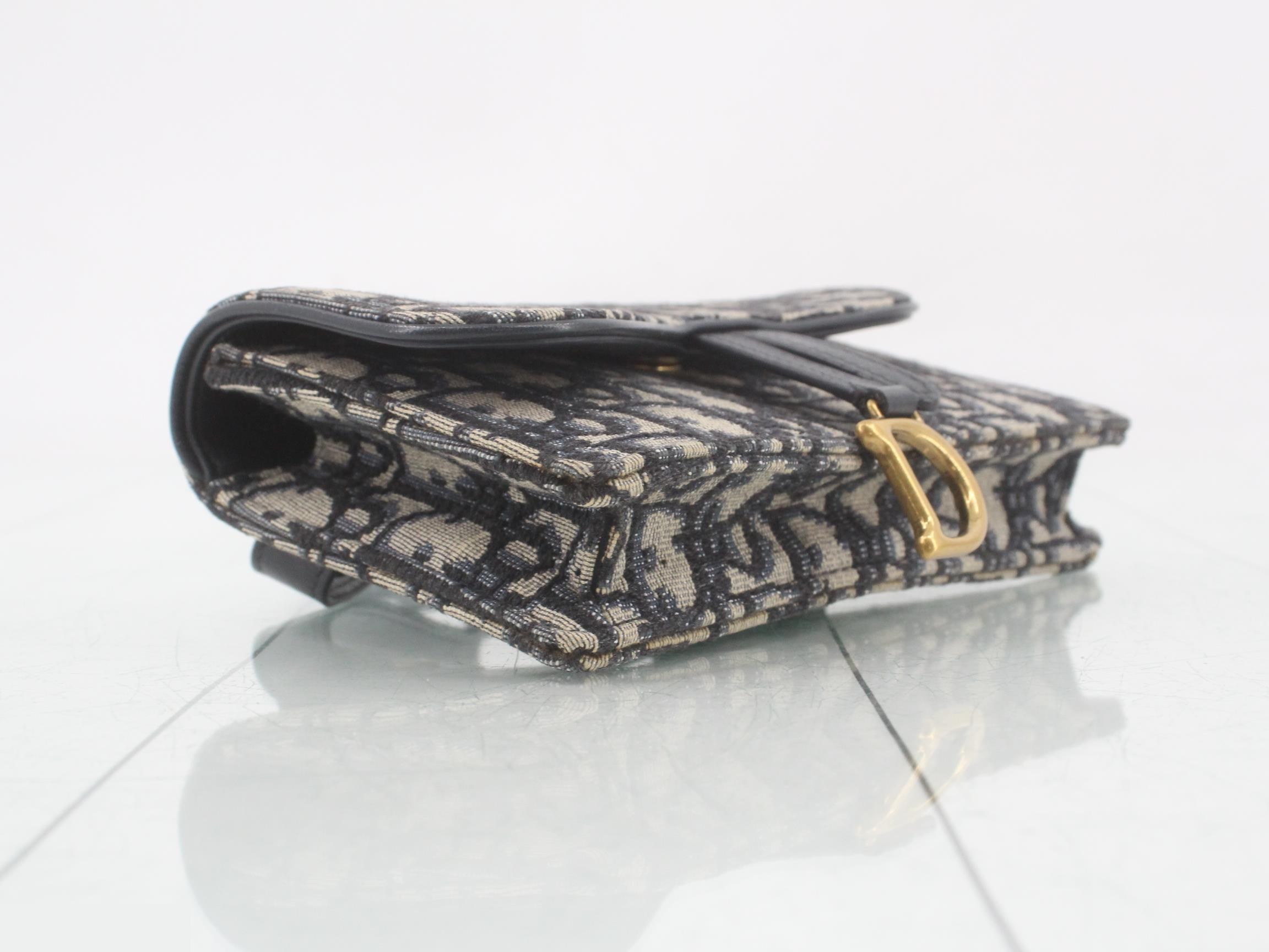 Saddle Oblique Jacquard Waist Shoulder Bag — view 5
