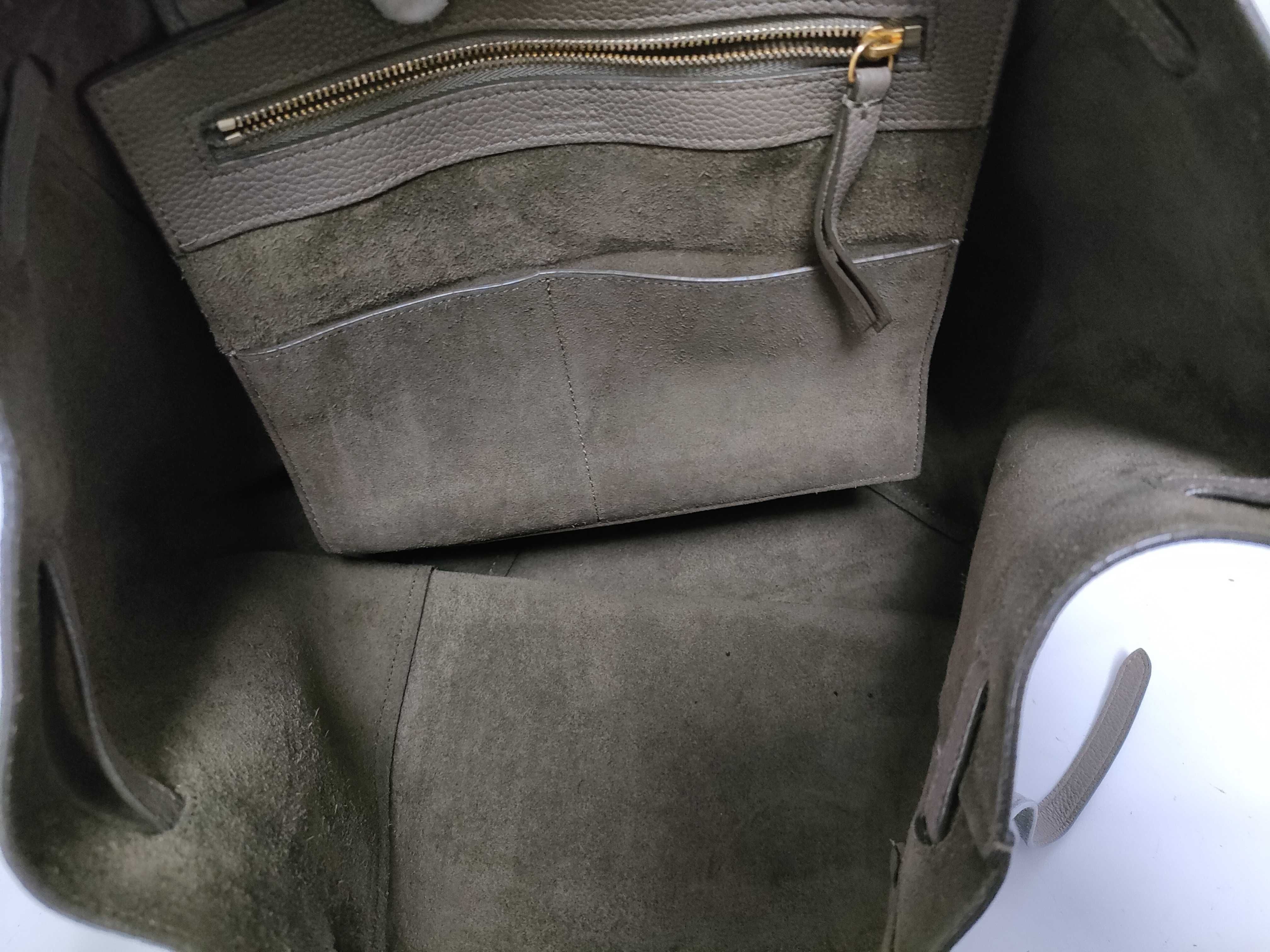 Cabas Phantom Small Leather Shoulder Bag — view 12