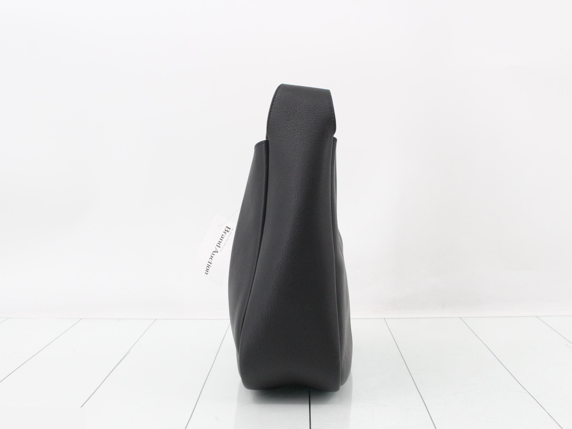 Hobo Small Leather One-Shoulder Bag — view 3