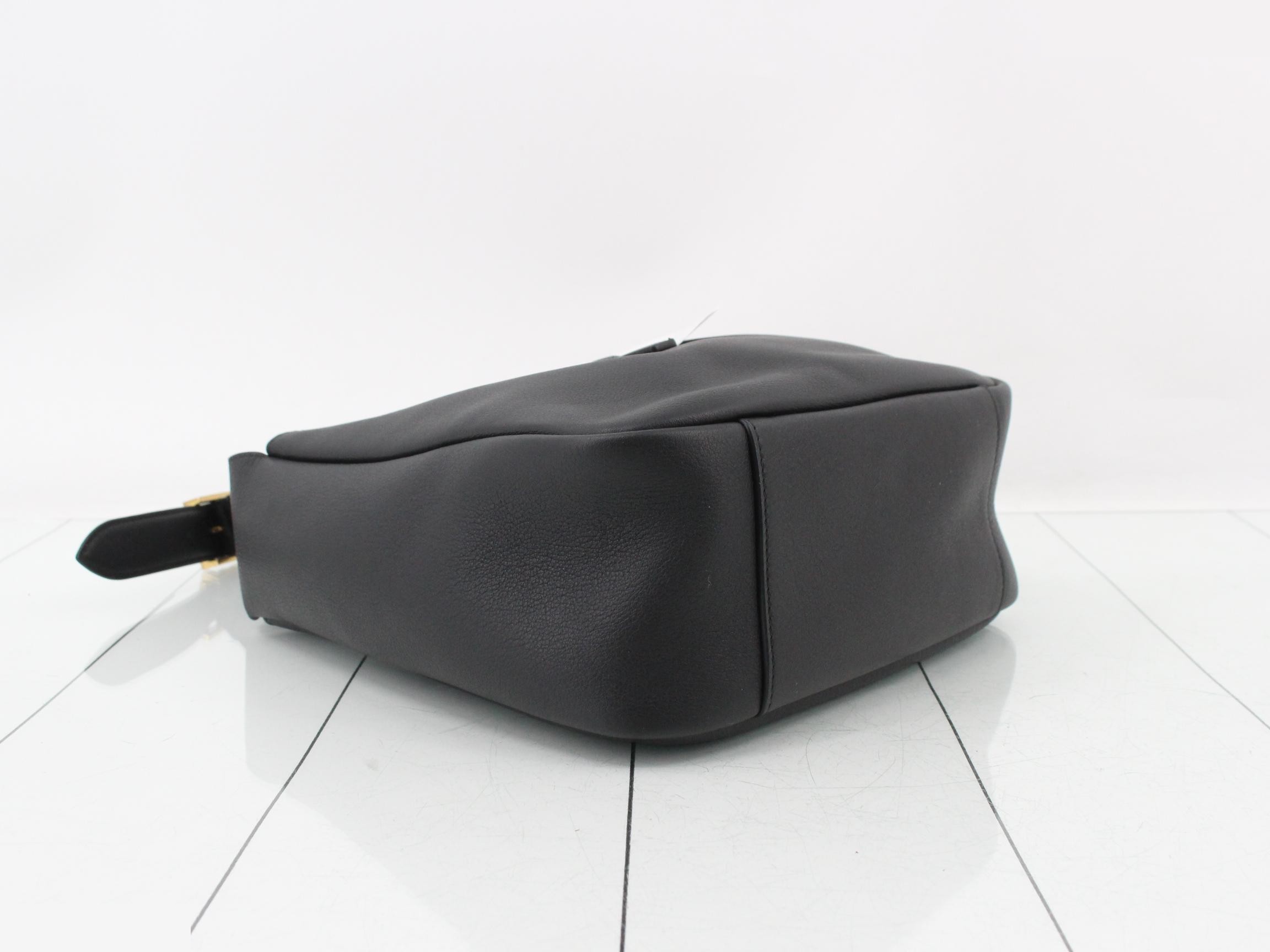 Hobo Small Leather One-Shoulder Bag — view 5