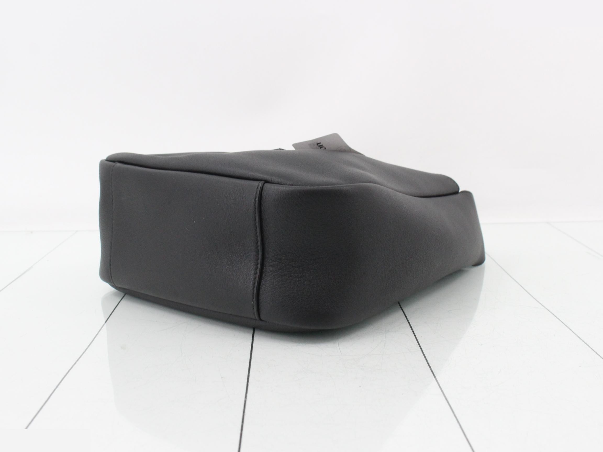 Hobo Small Leather One-Shoulder Bag — view 6