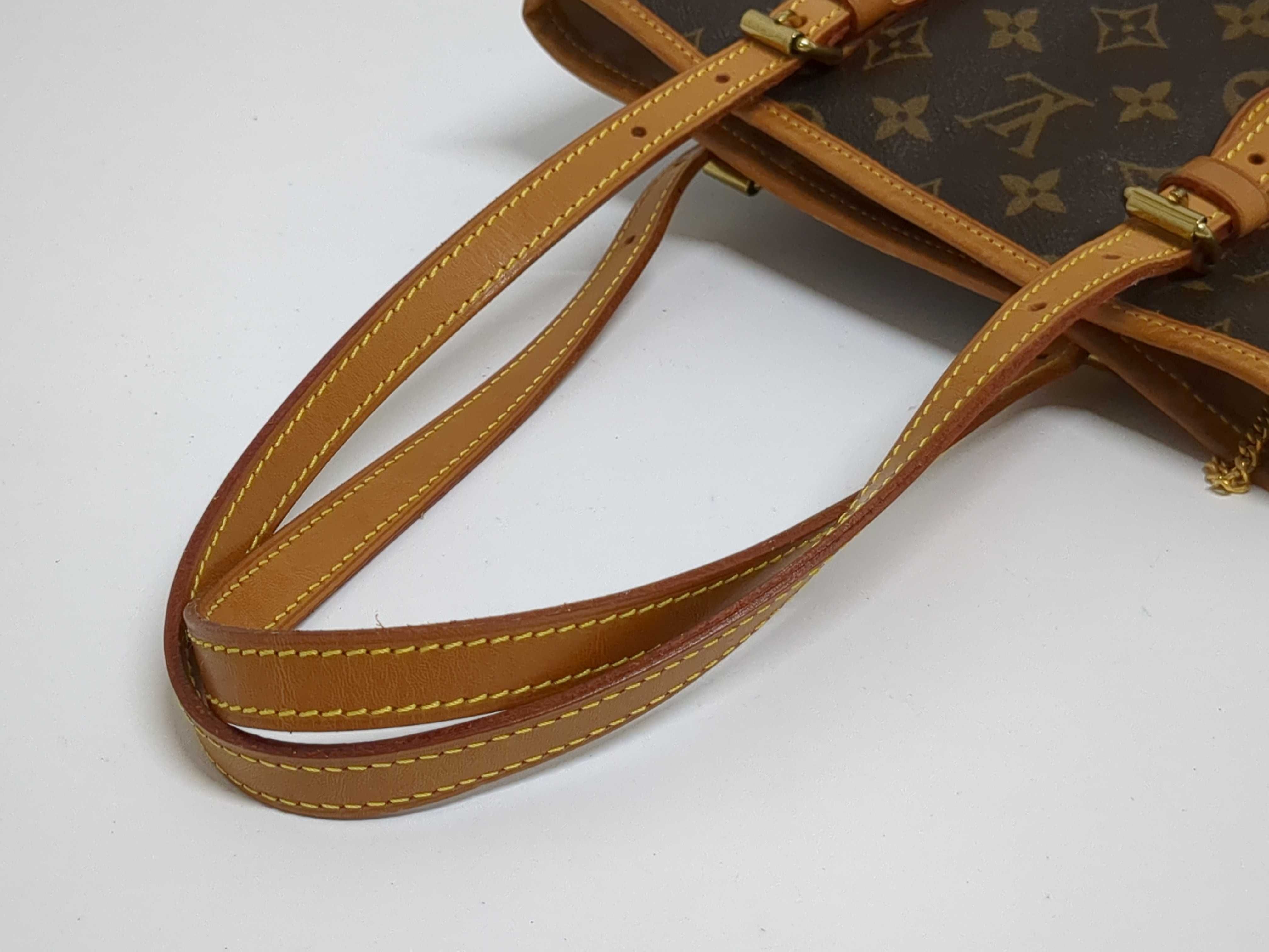 Monogram Bucket Tote Bag with Pouch — view 3