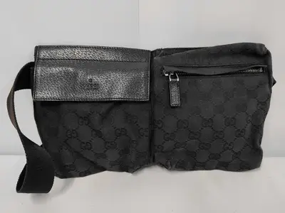 GG Canvas Waist Bag 28566 001013 Waist Bag Shoulder Bag