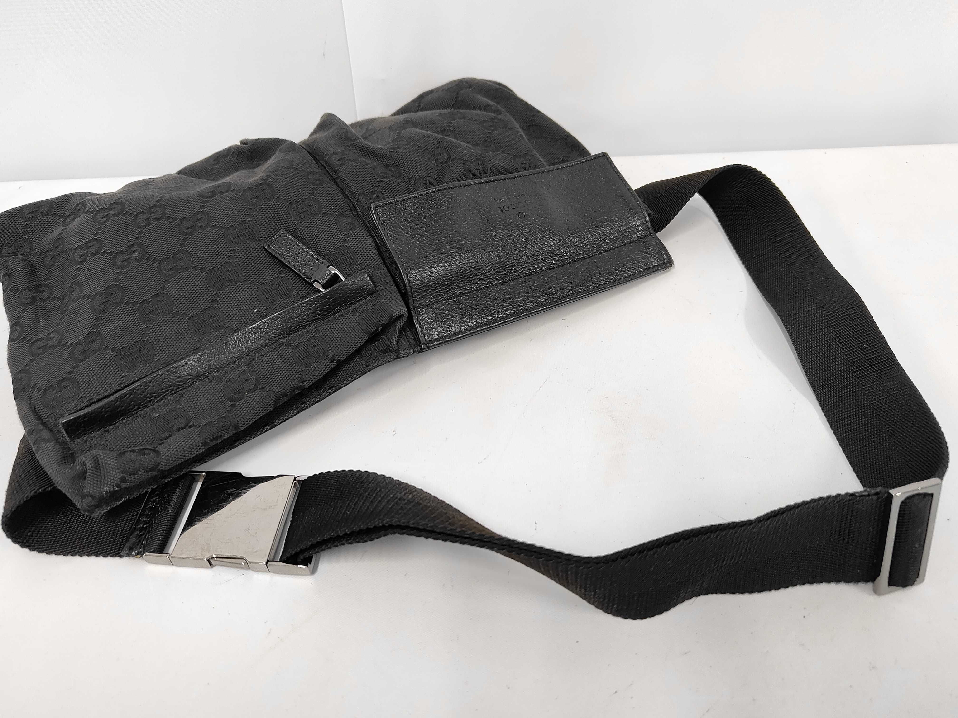 GG Canvas Waist Bag 28566 001013 Waist Bag Shoulder Bag — view 3