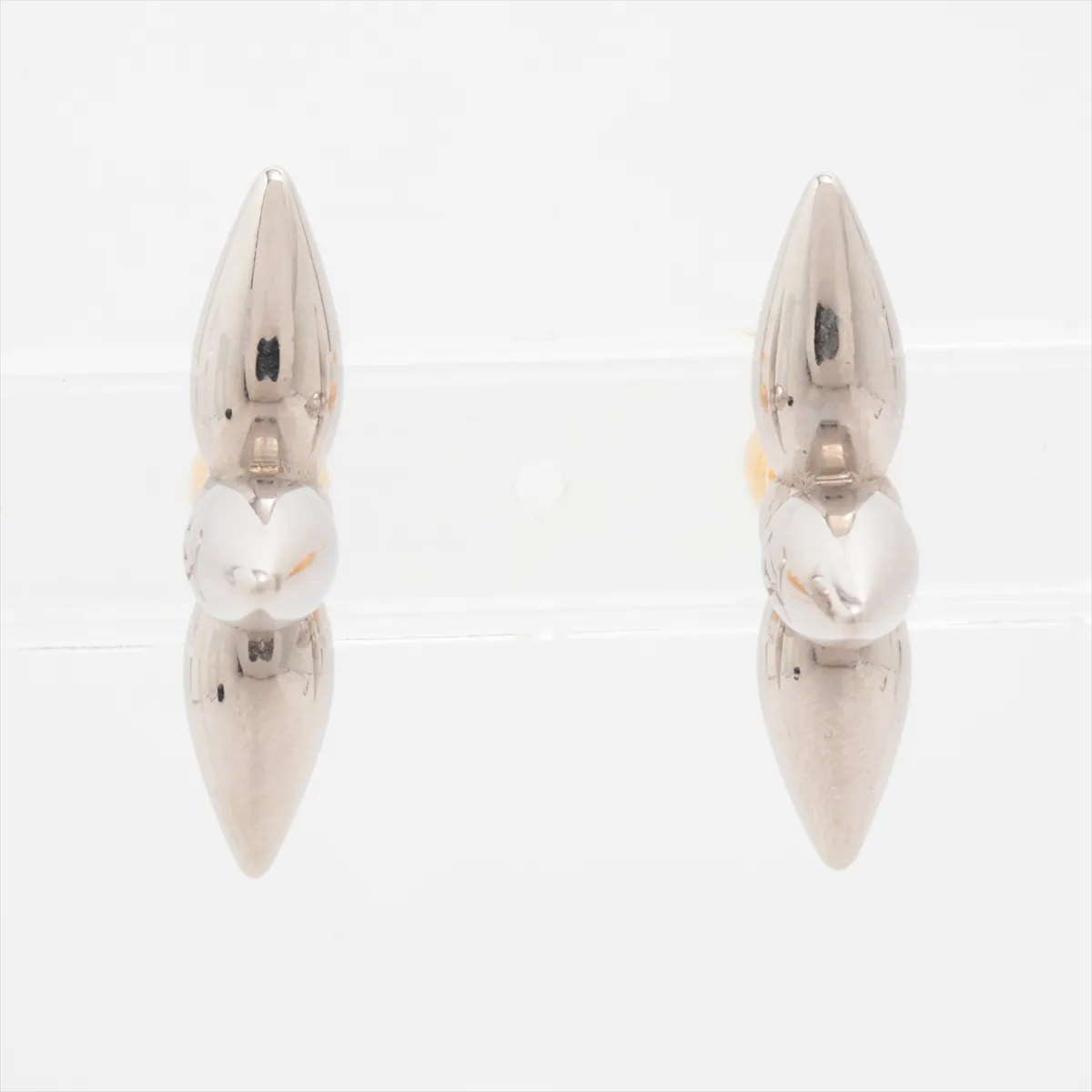 M80268 Boucles d'Oreilles Louisette LE0271 Earrings (Pair) GP Gold x Silver. Shows signs of wear, — view 3