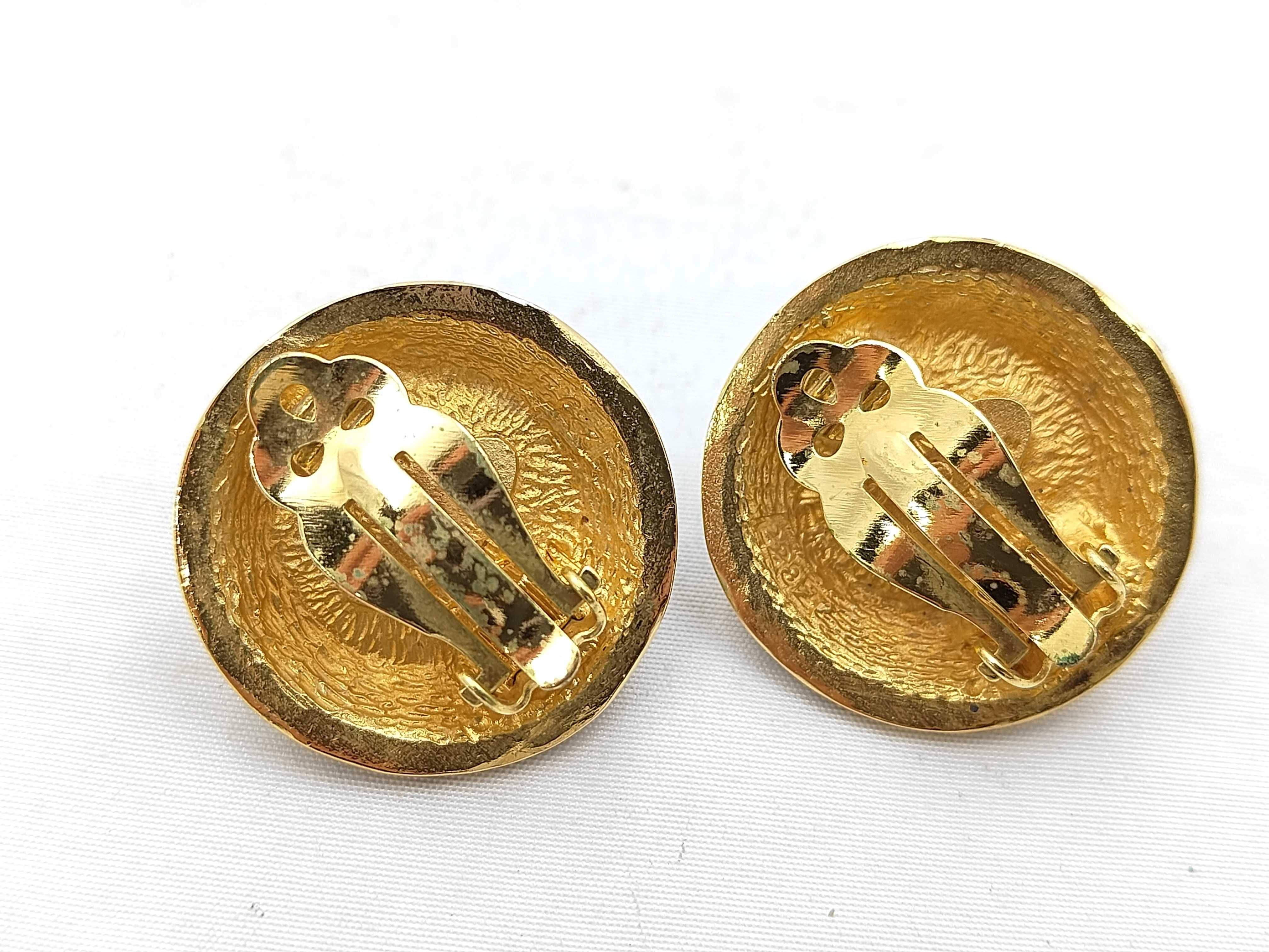 Round Faux Pearl Earrings — view 7