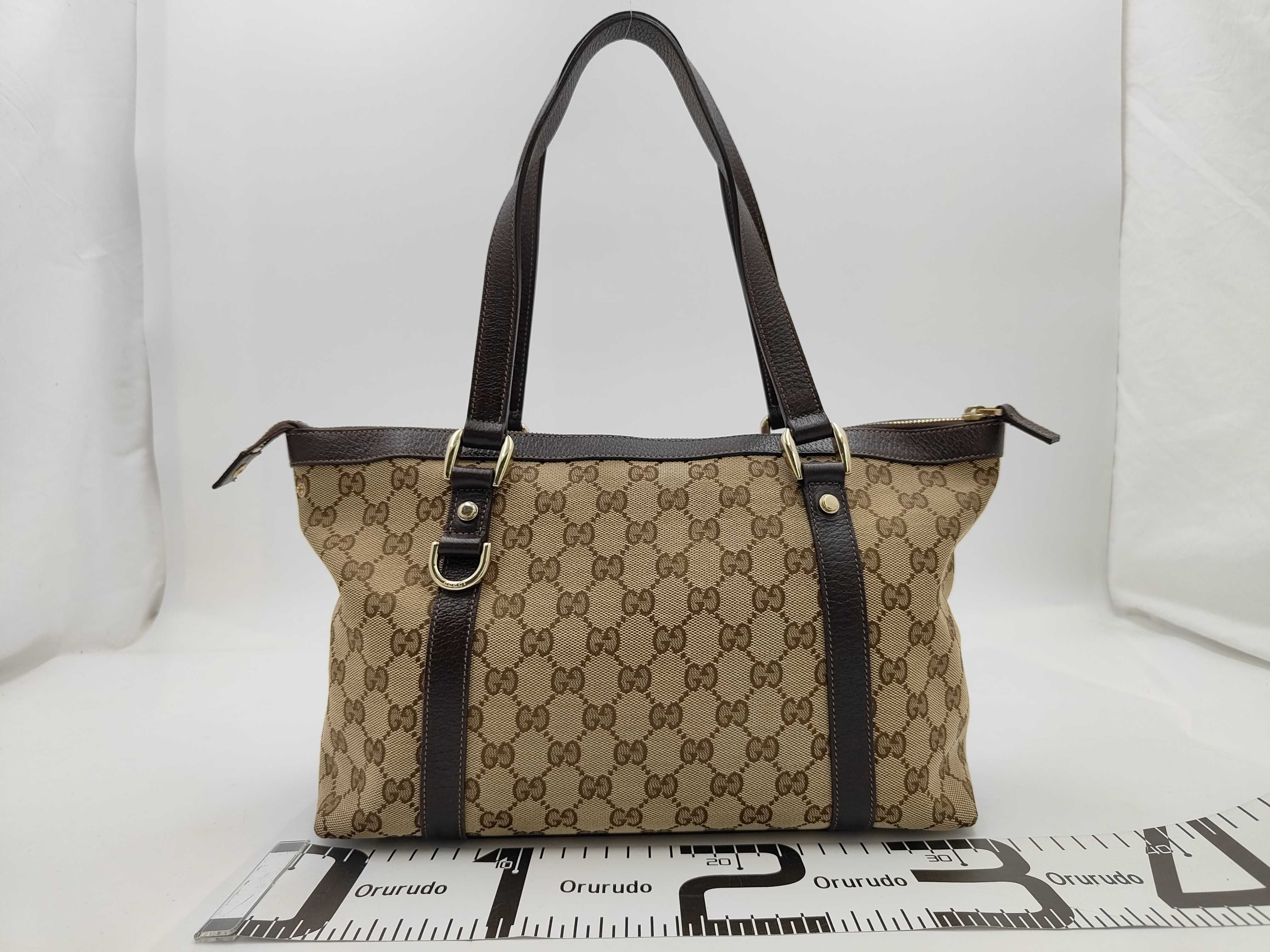 Abbey GG Canvas Tote Bag 141470 — view 2