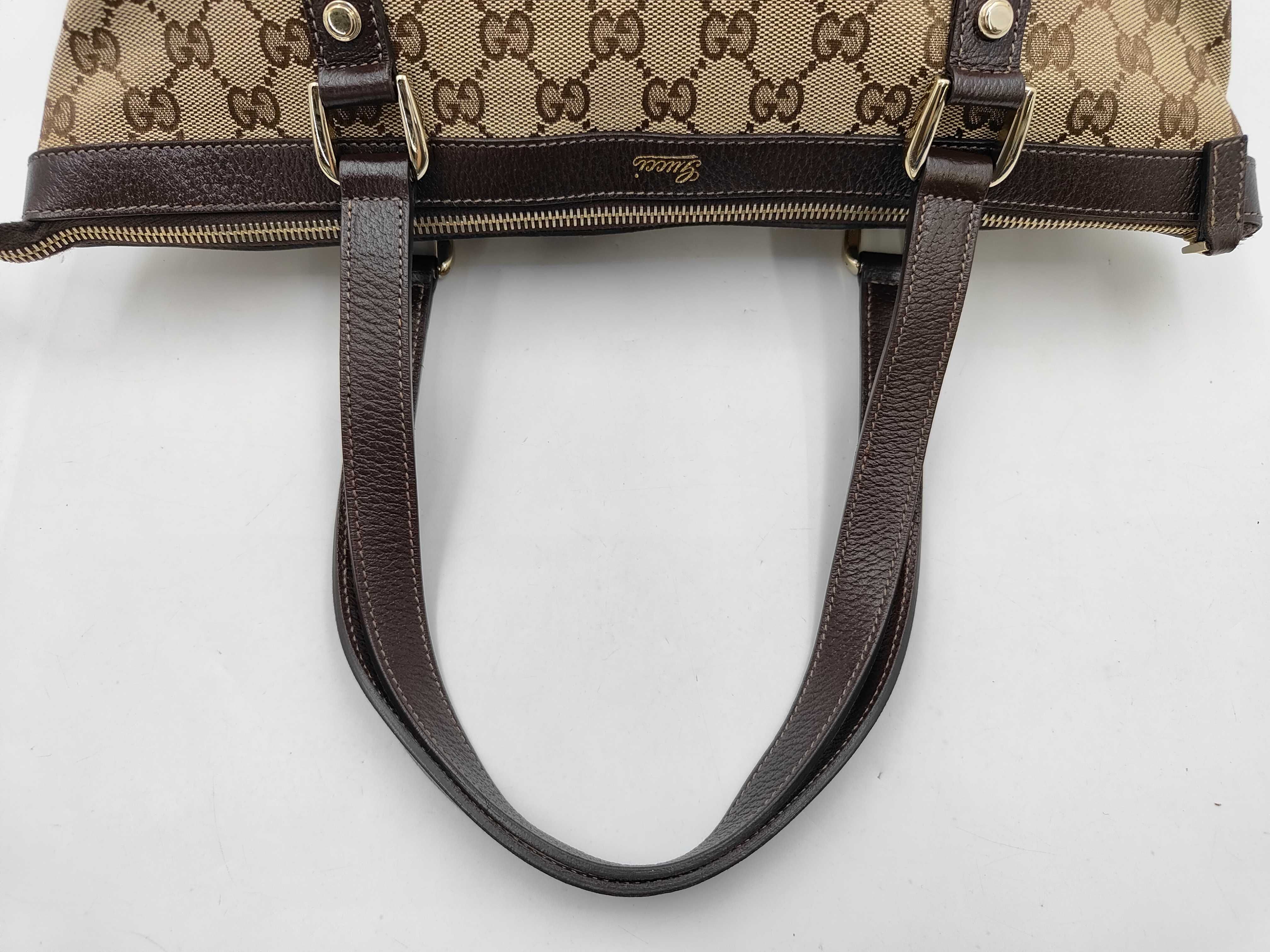 Abbey GG Canvas Tote Bag 141470 — view 5