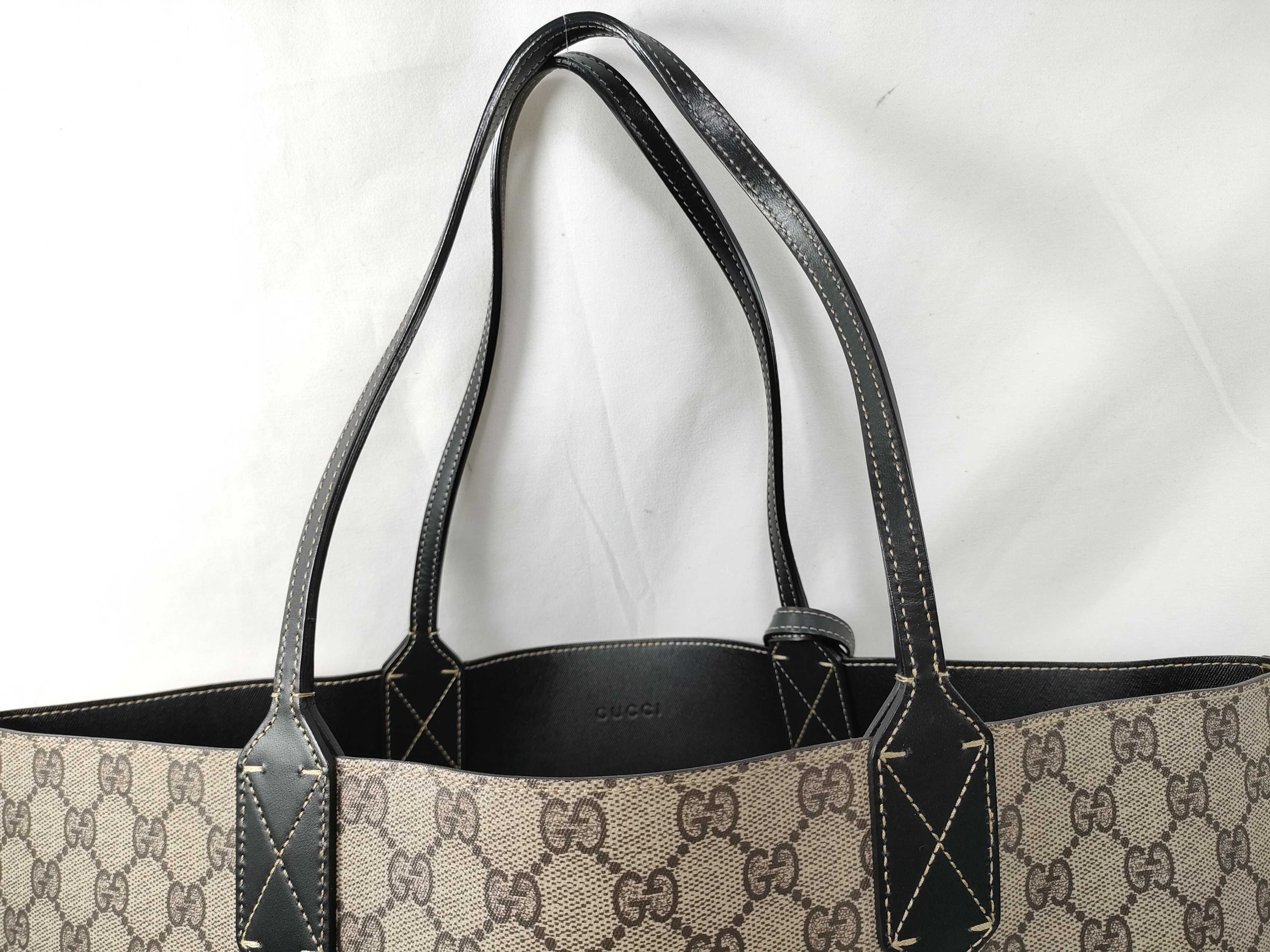 GG Supreme Reversible Tote Bag, Beige, 372613 Tote Bag — view 3