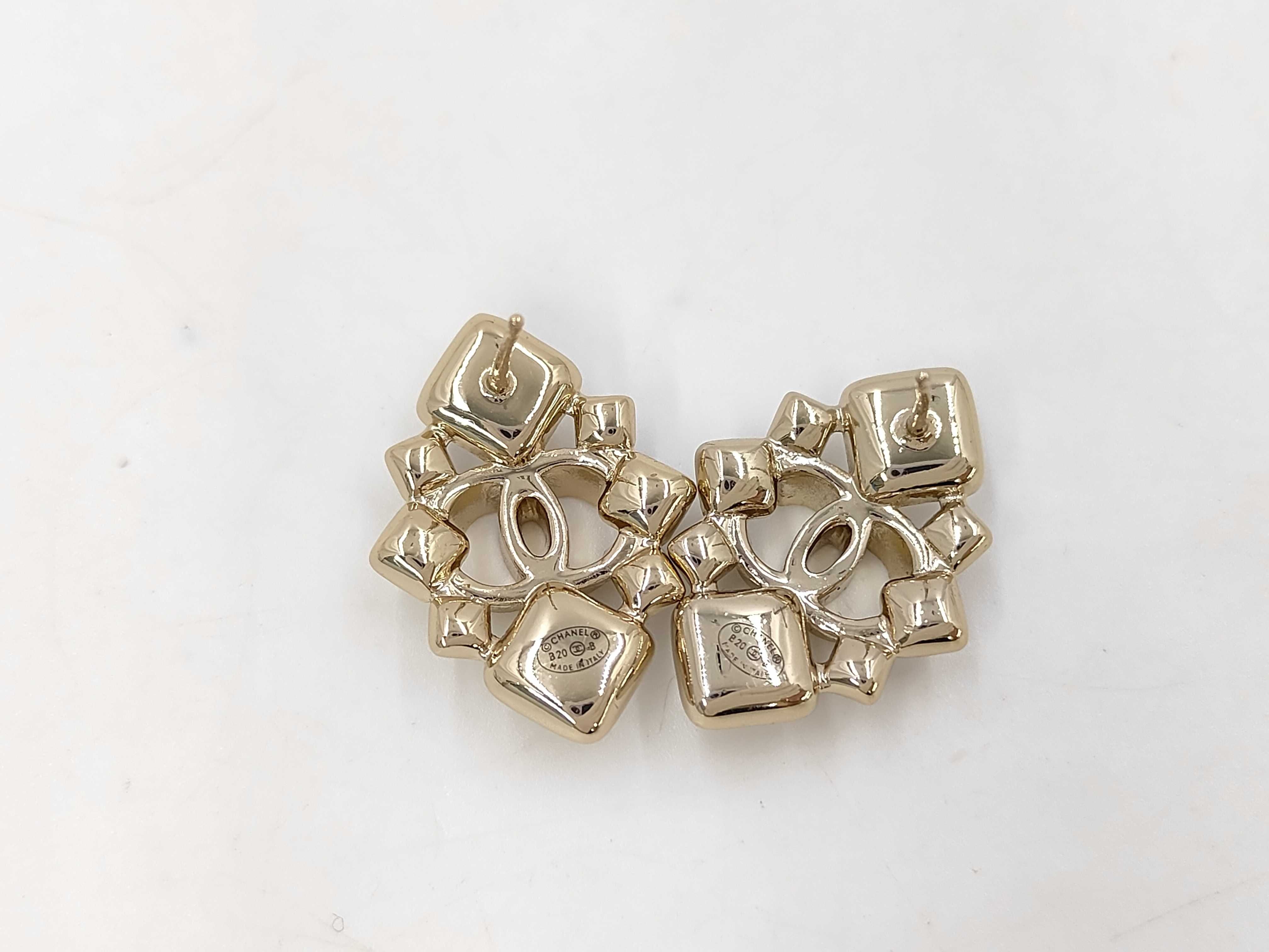 Coco Mark Rhinestone Earrings — view 2