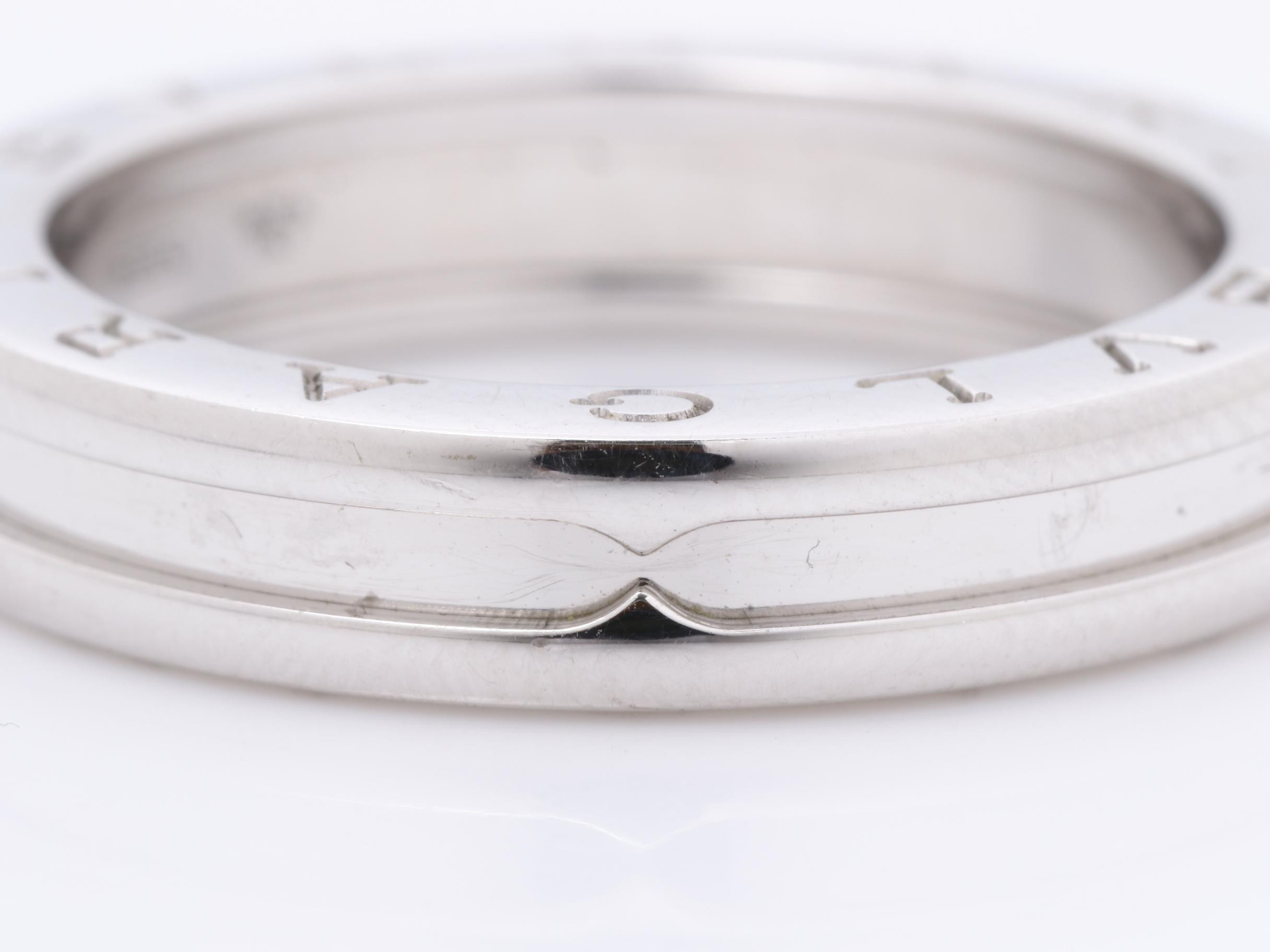 B.zero1 (precious metal) 750WG ring, 8.7g, size #59 — view 2