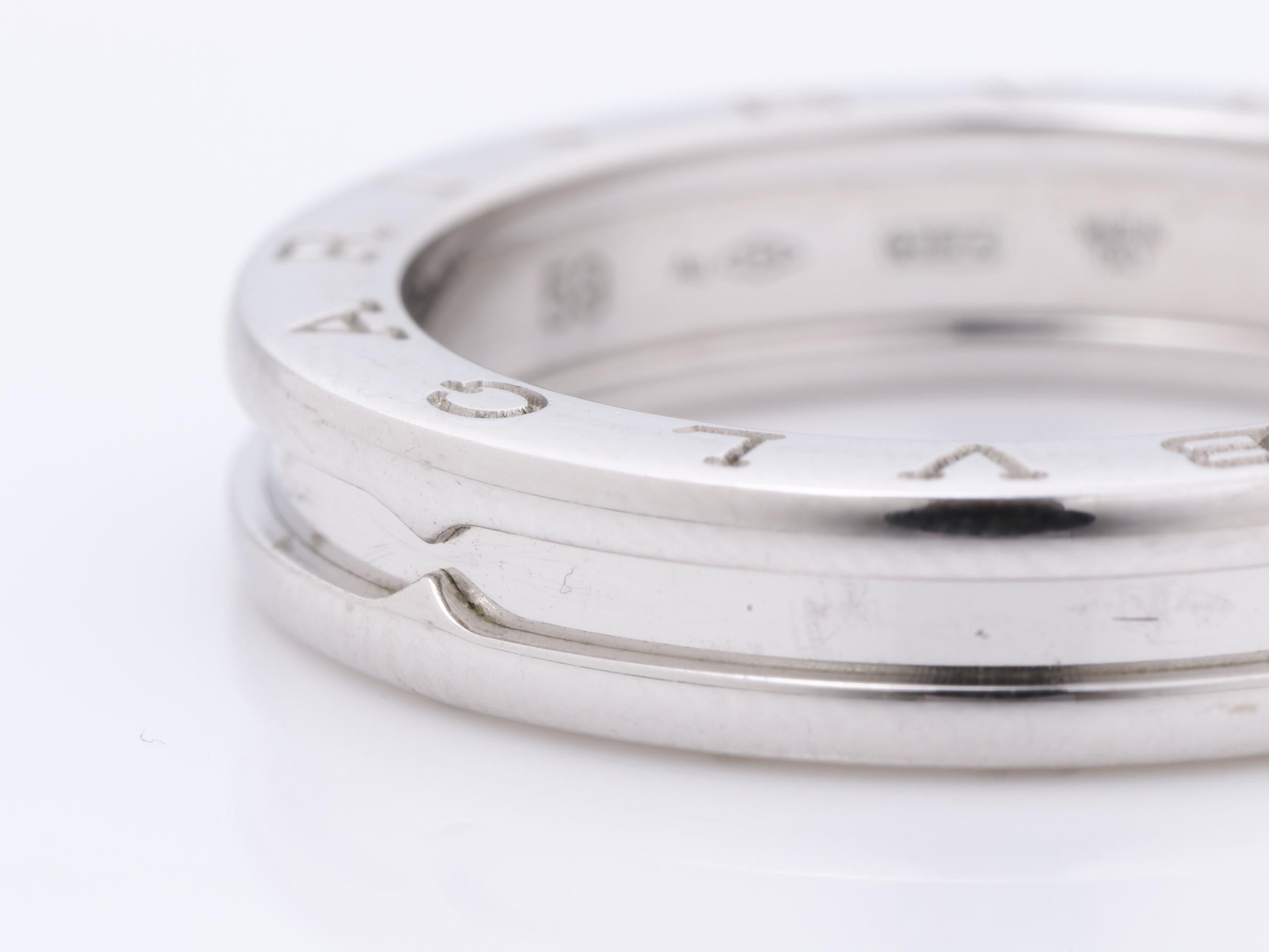 B.zero1 (precious metal) 750WG ring, 8.7g, size #59 — view 3