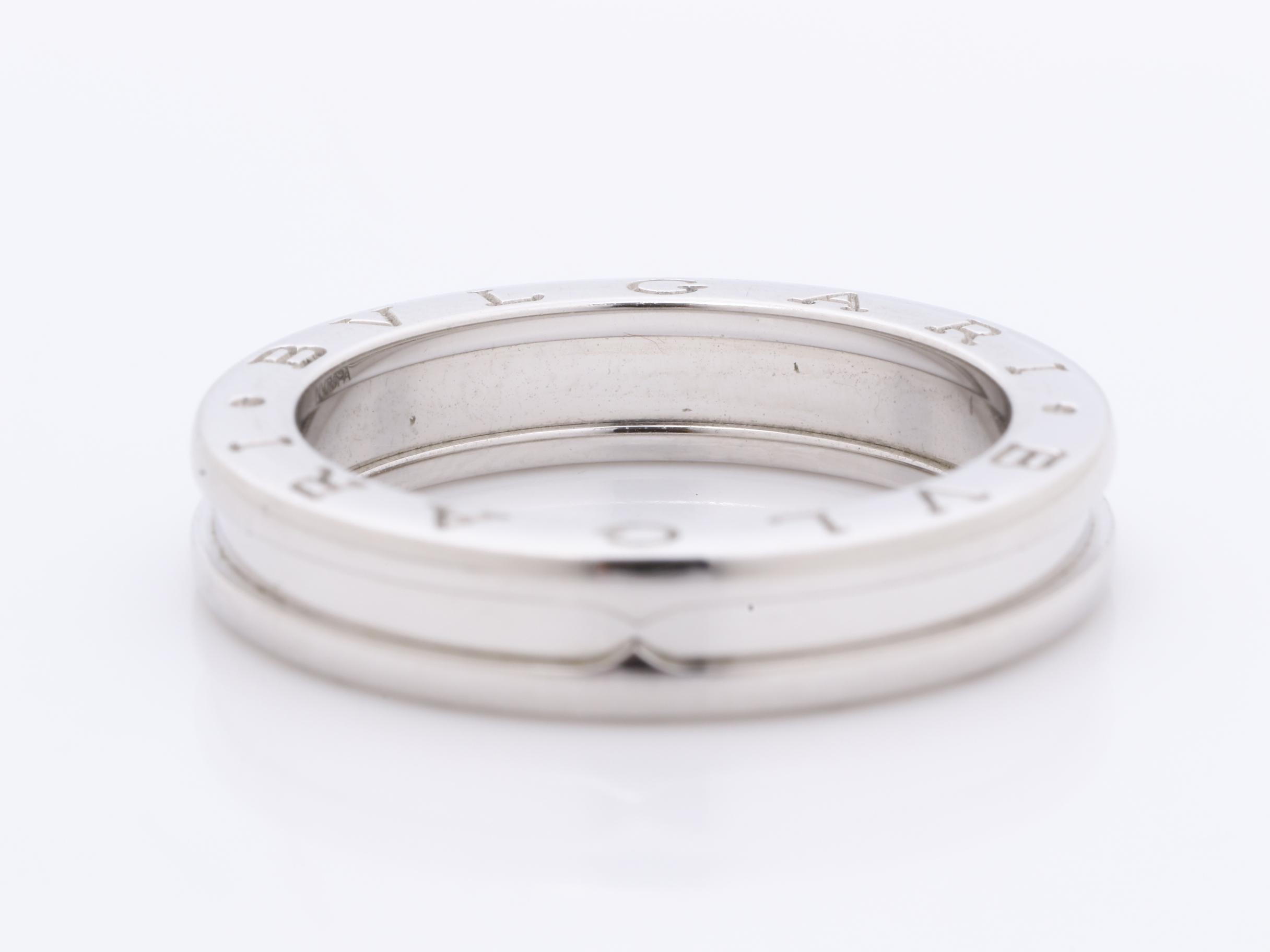 B.zero1 (precious metal) 750WG ring, 8.7g, size #59 — view 4