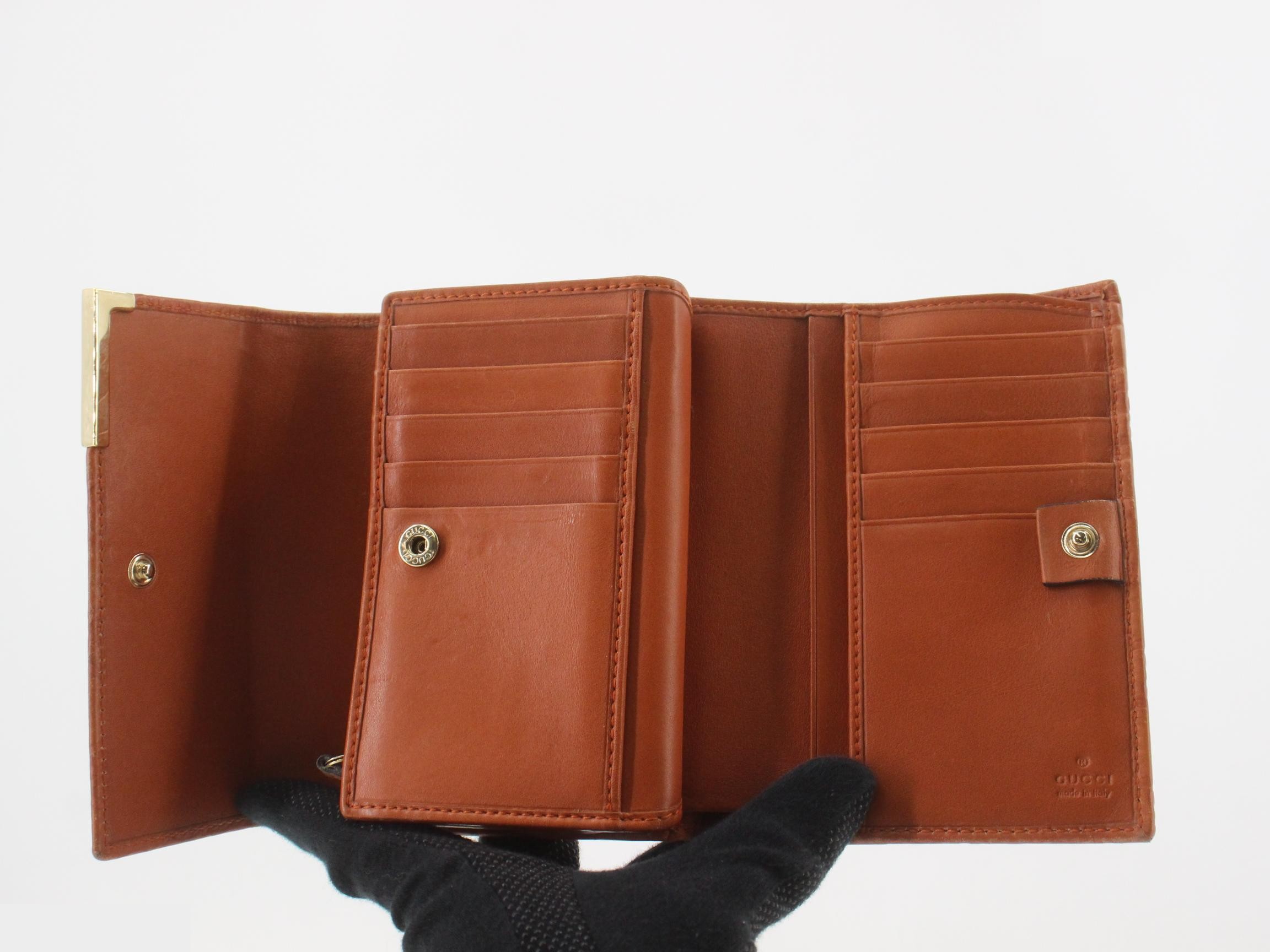 Guccissima (bag) and wallet - Tri-fold wallet — view 4