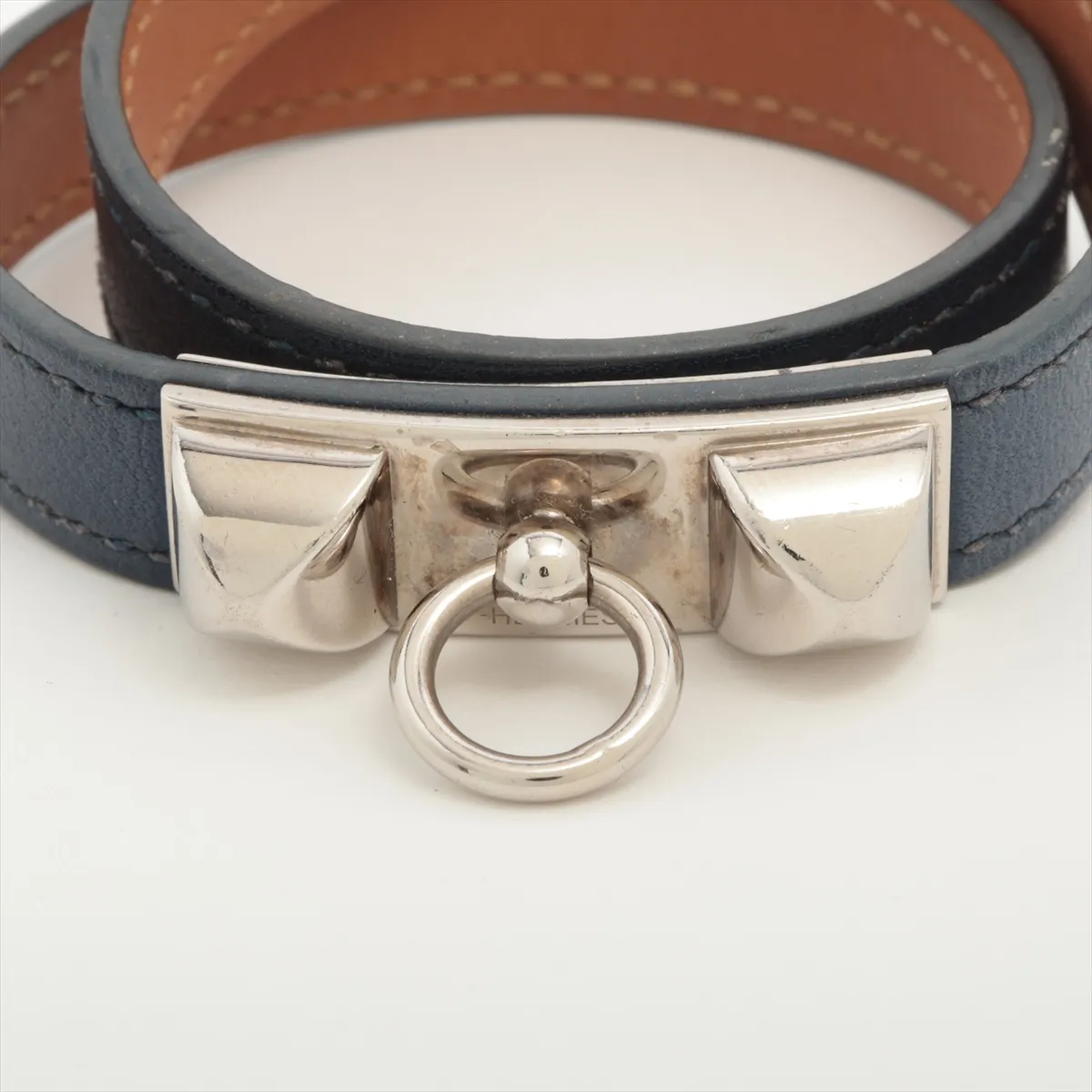 Rival Double Tour Q2013 Bracelet XS Leather x Metal Navy — view 3