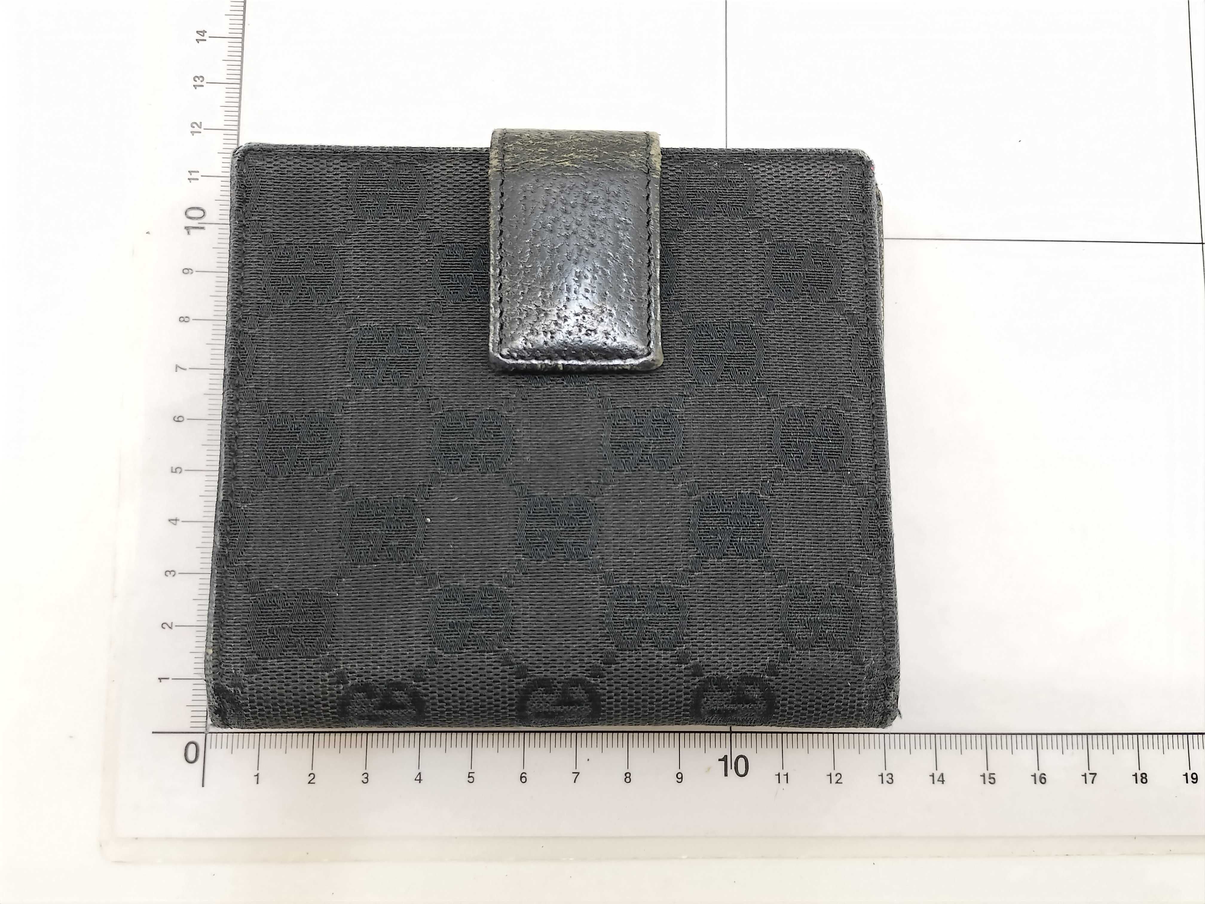 GG Canvas Wallet, Gucci GG Canvas Black Wallet — view 2