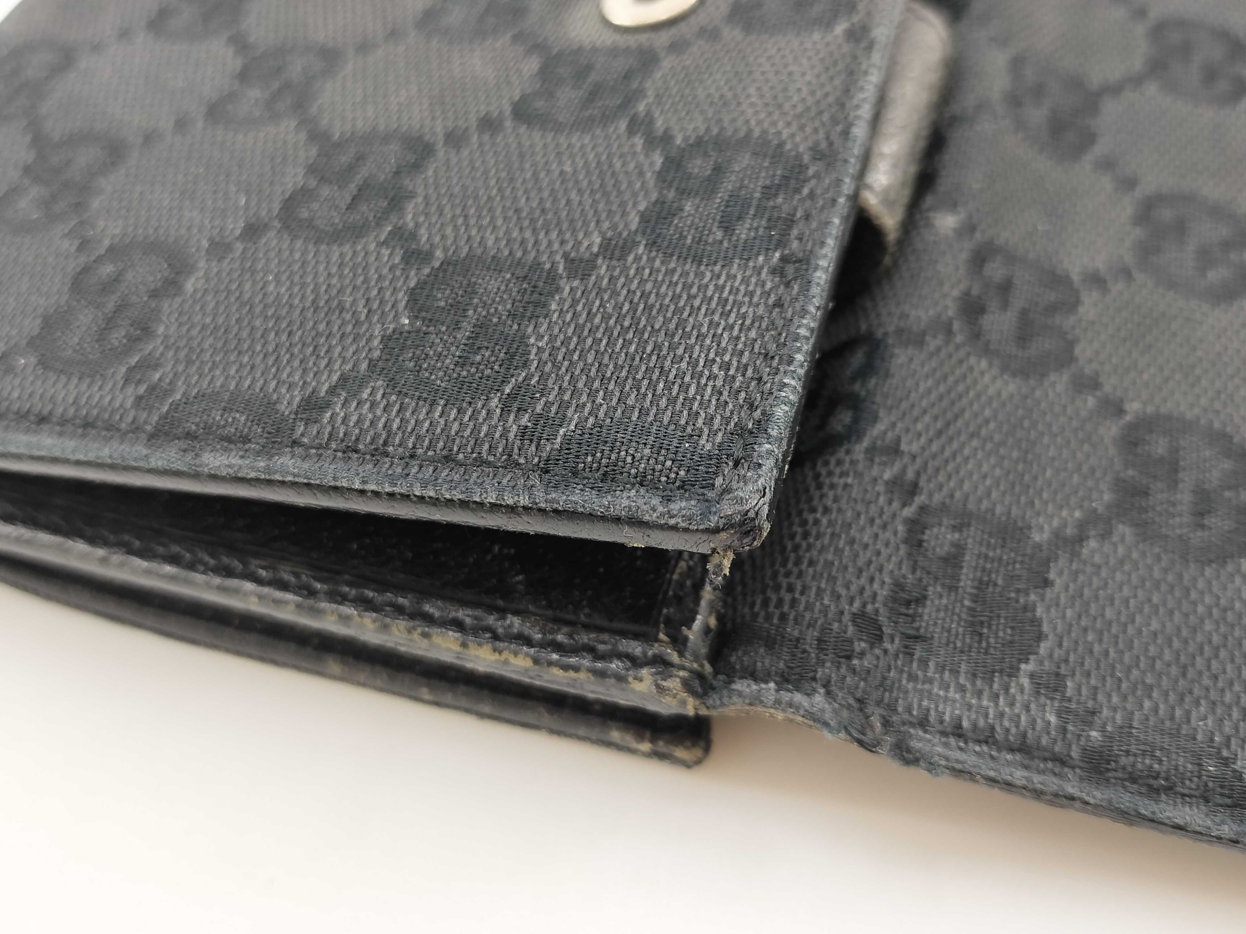 GG Canvas Wallet, Gucci GG Canvas Black Wallet — view 14