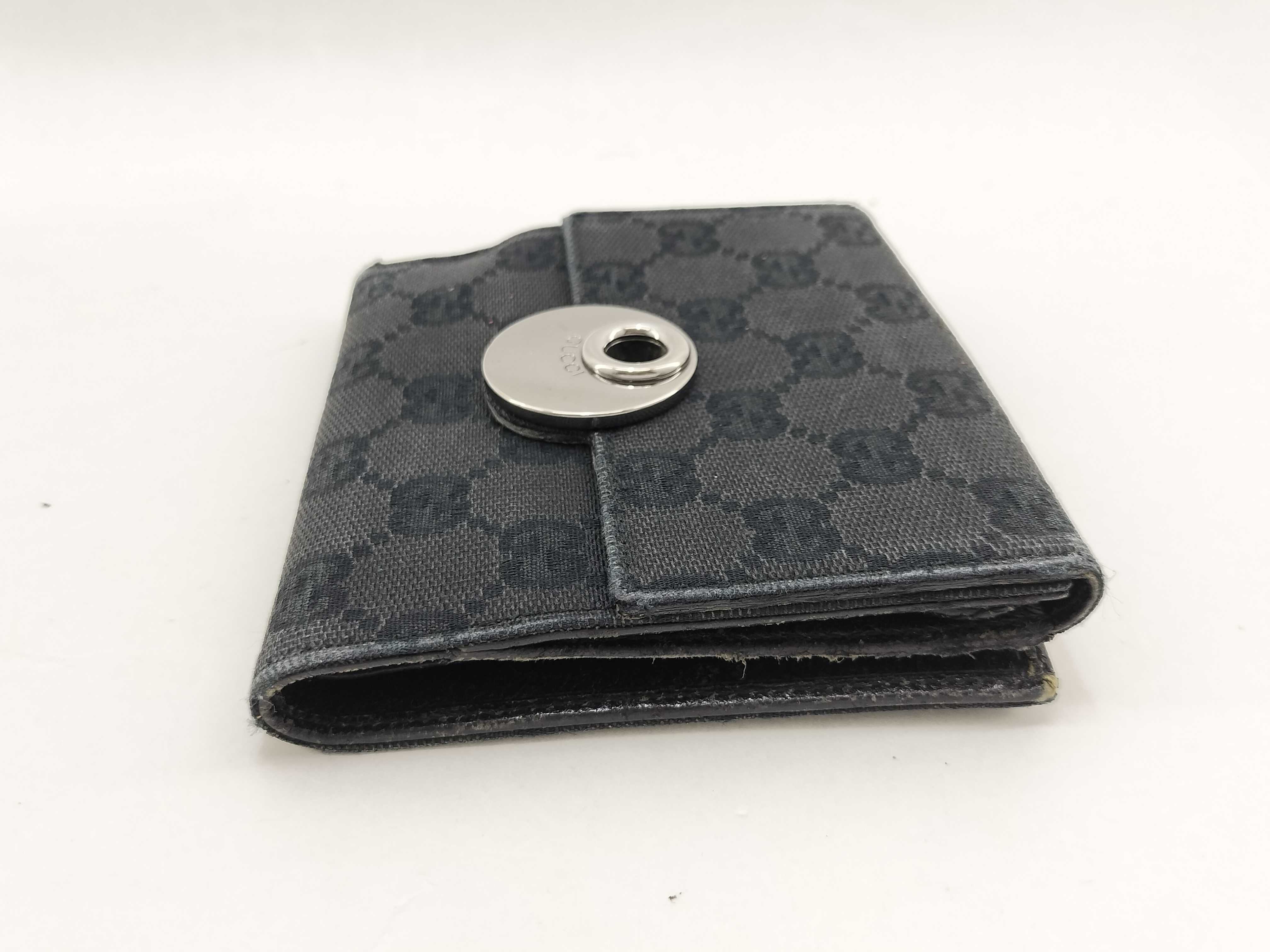 GG Canvas Wallet, Gucci GG Canvas Black Wallet — view 3